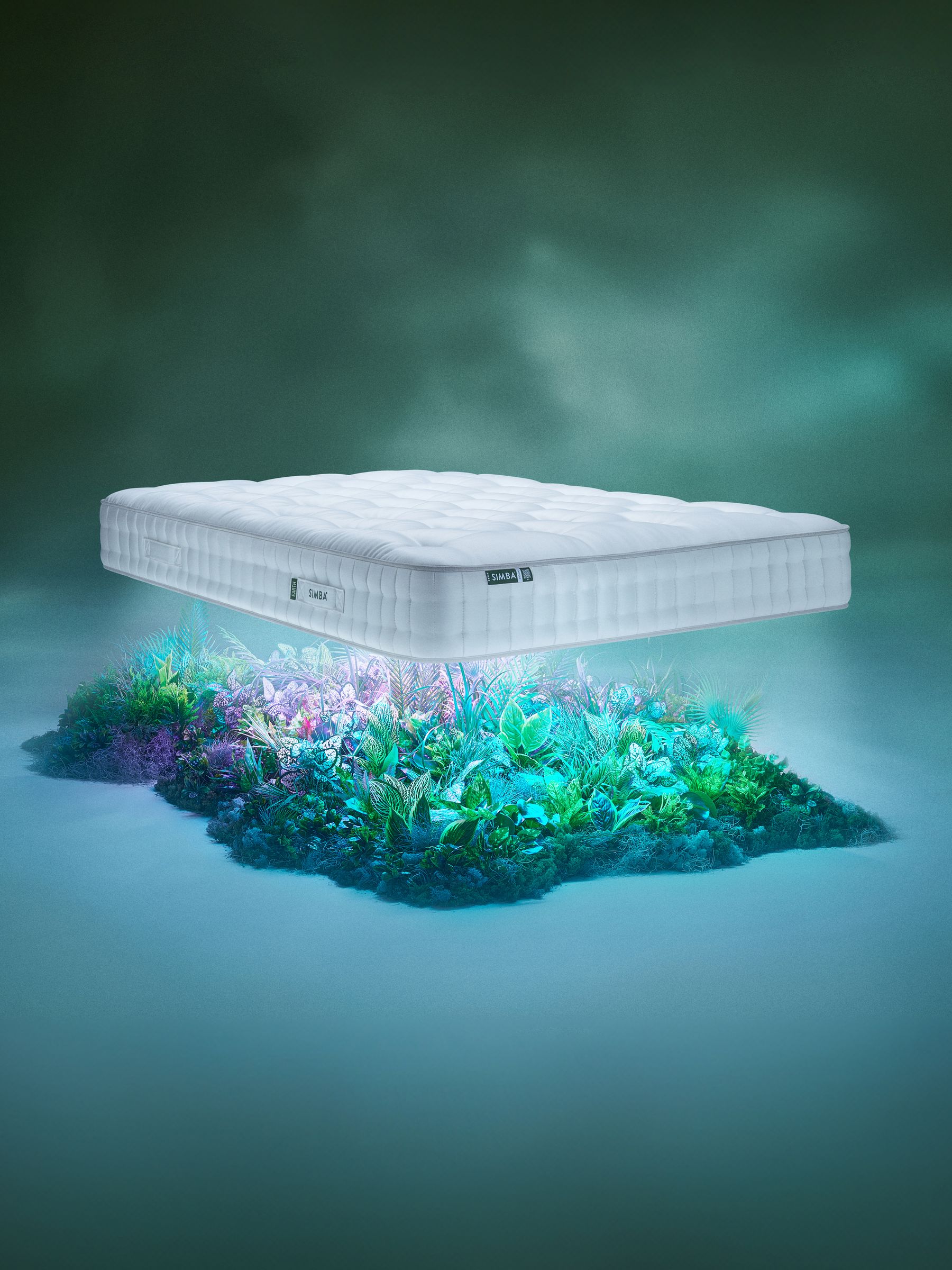 Simba White Earth Escape White Mattress - Image 2 of 5
