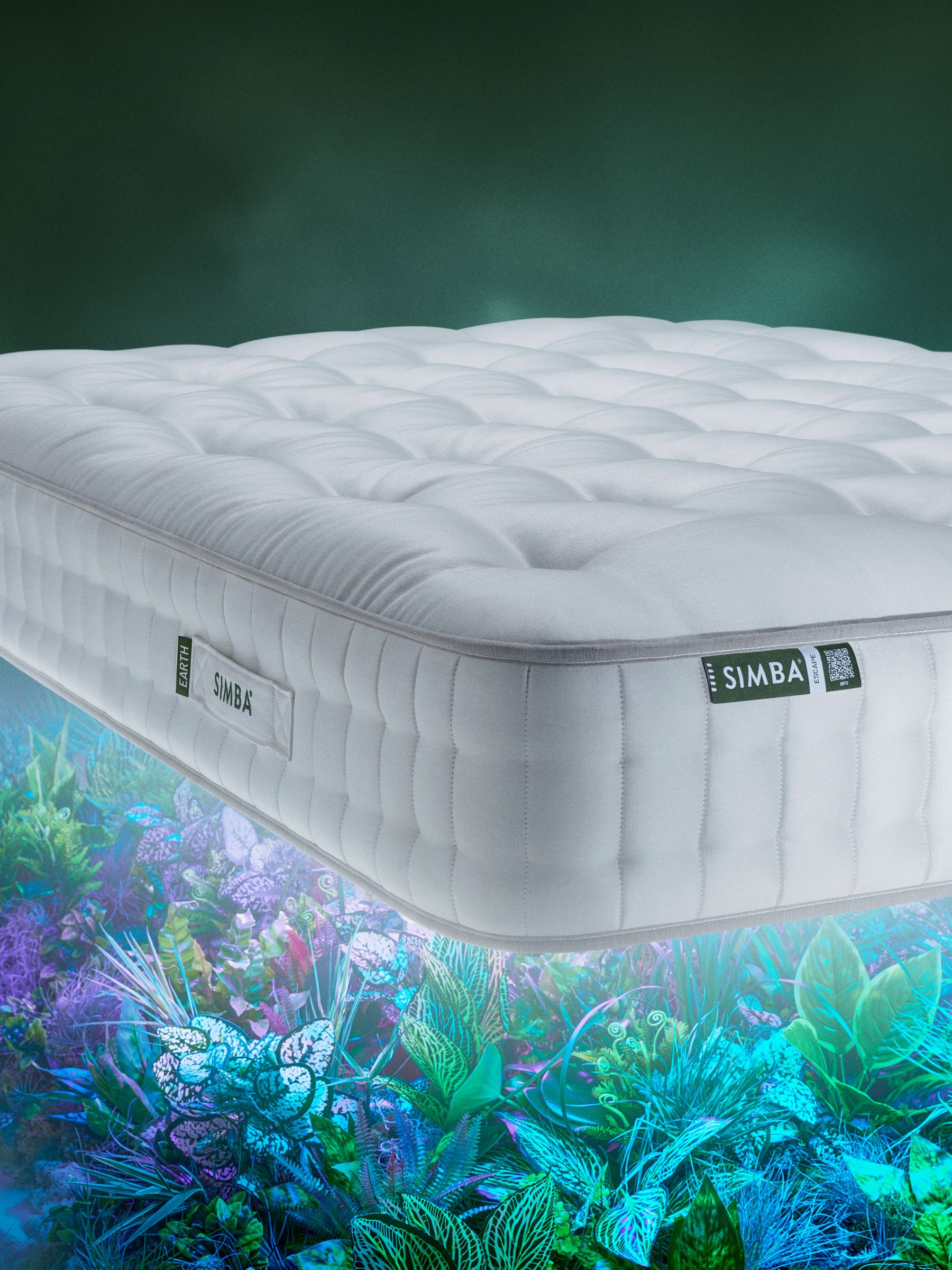 Simba White Earth Escape White Mattress - Image 3 of 5