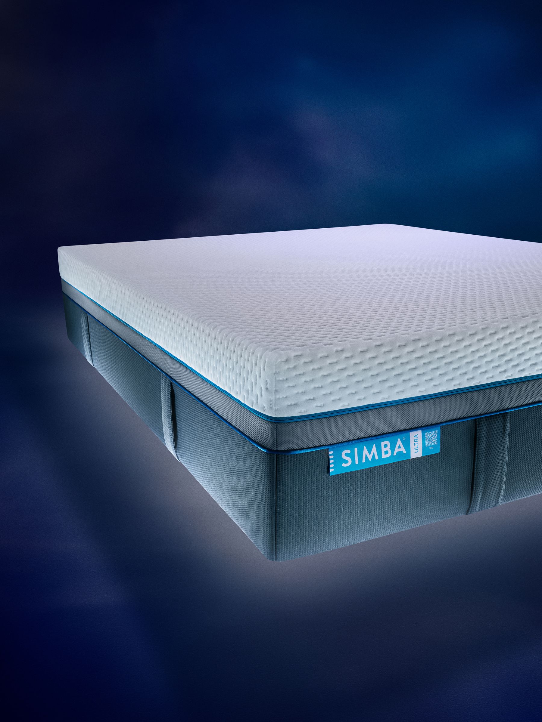 Simba White and Dark Grey Deluxe Ultra White and Dark Grey Mattress - Image 3 of 5