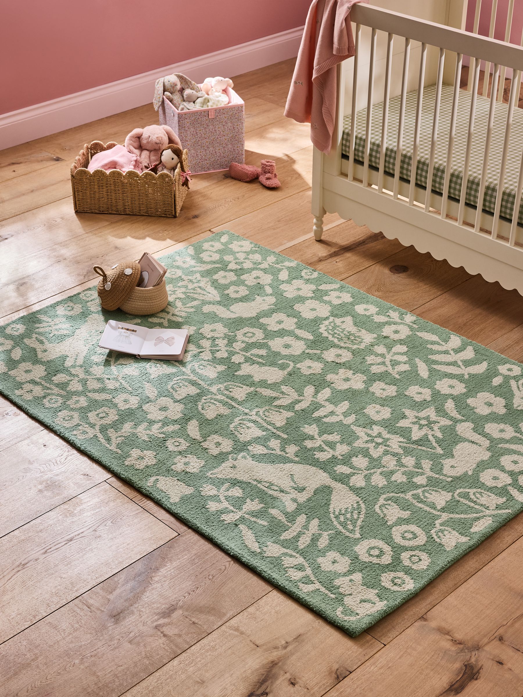 Green Woodland Rug - Image 1 of 5