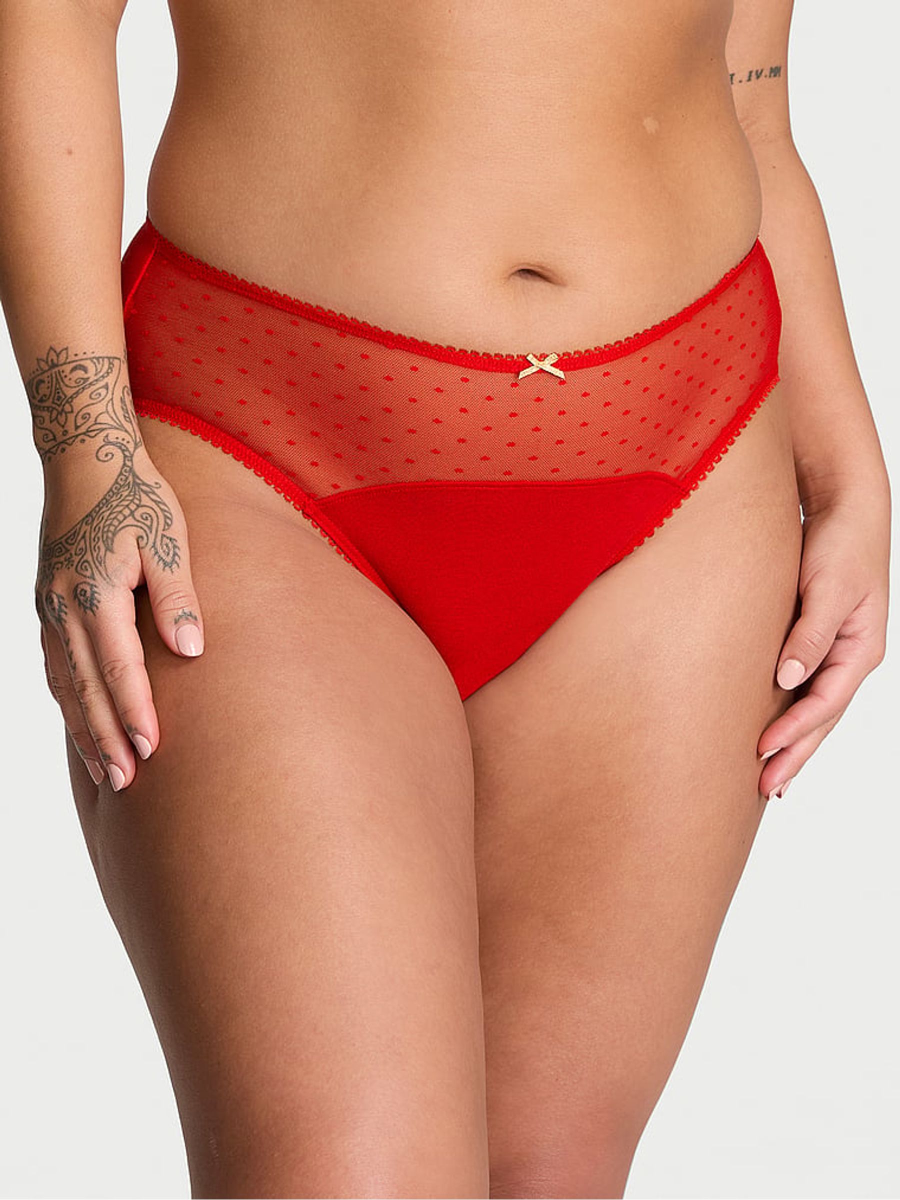 Lipstick Red Brief Knickers - Image 1 of 3