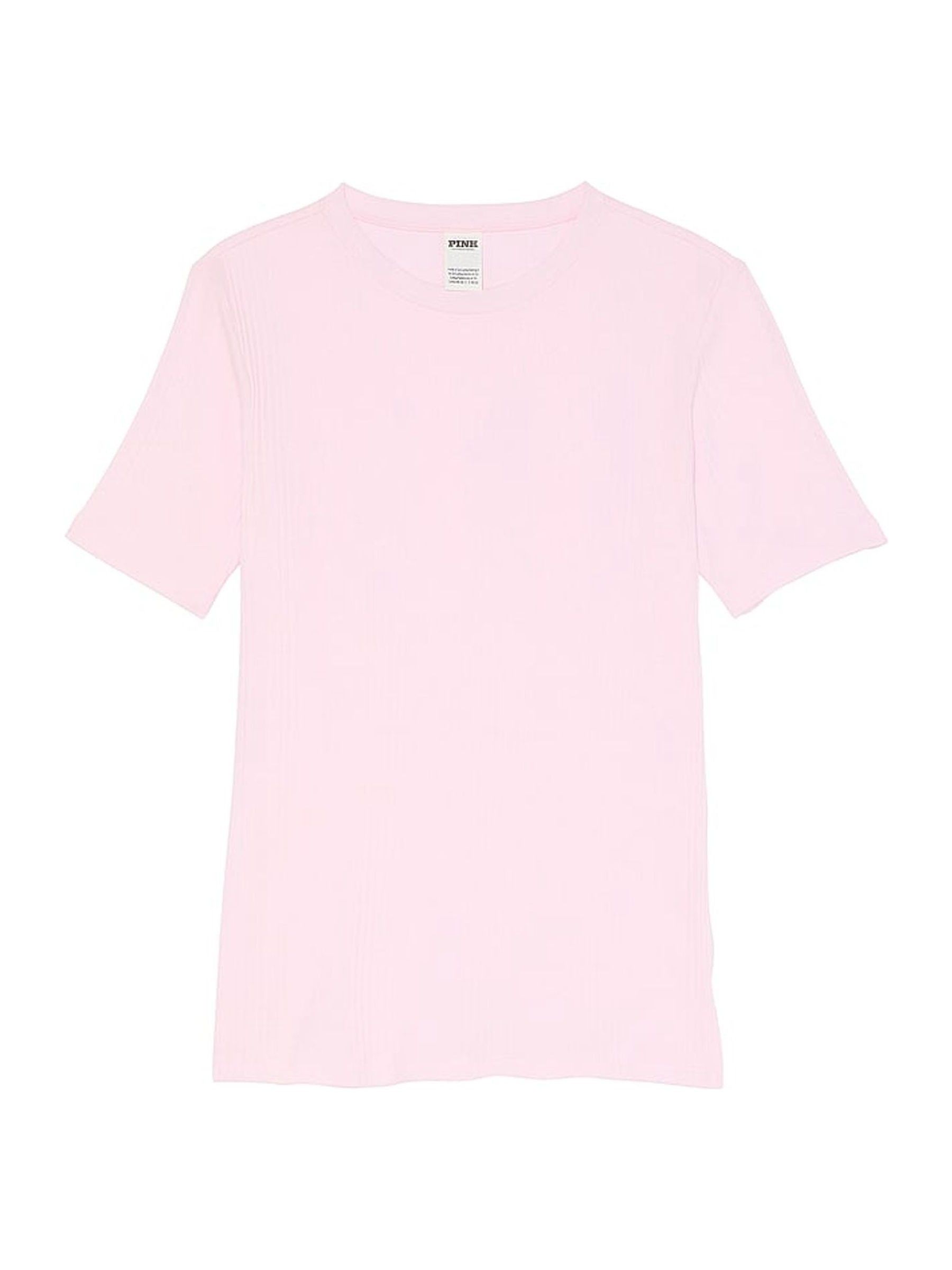 Pink Tulip Ribbed Short Sleeve T-Shirt - Image 2 of 3