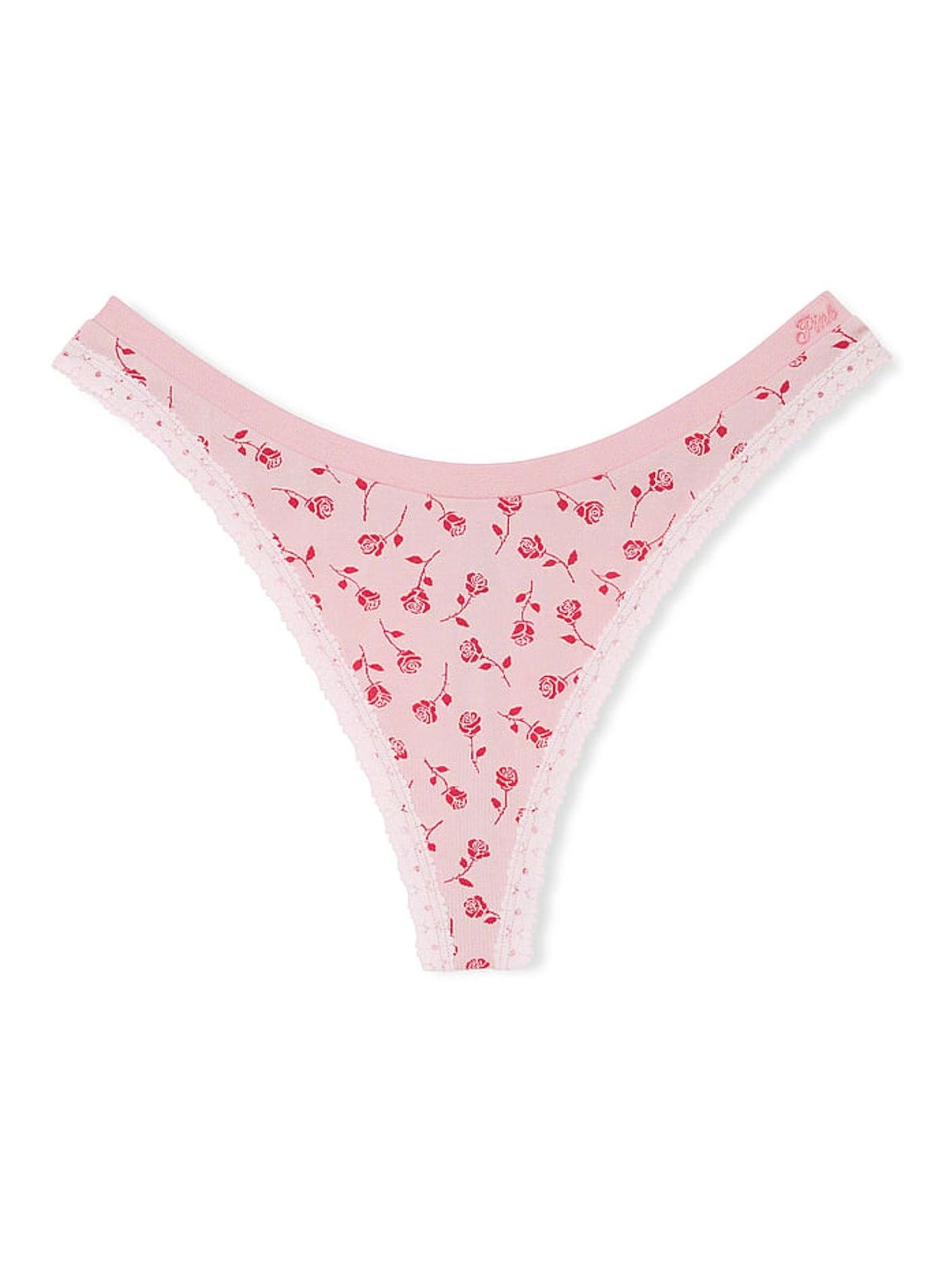 Pink Tulip Thong Seamless Knickers - Image 3 of 3