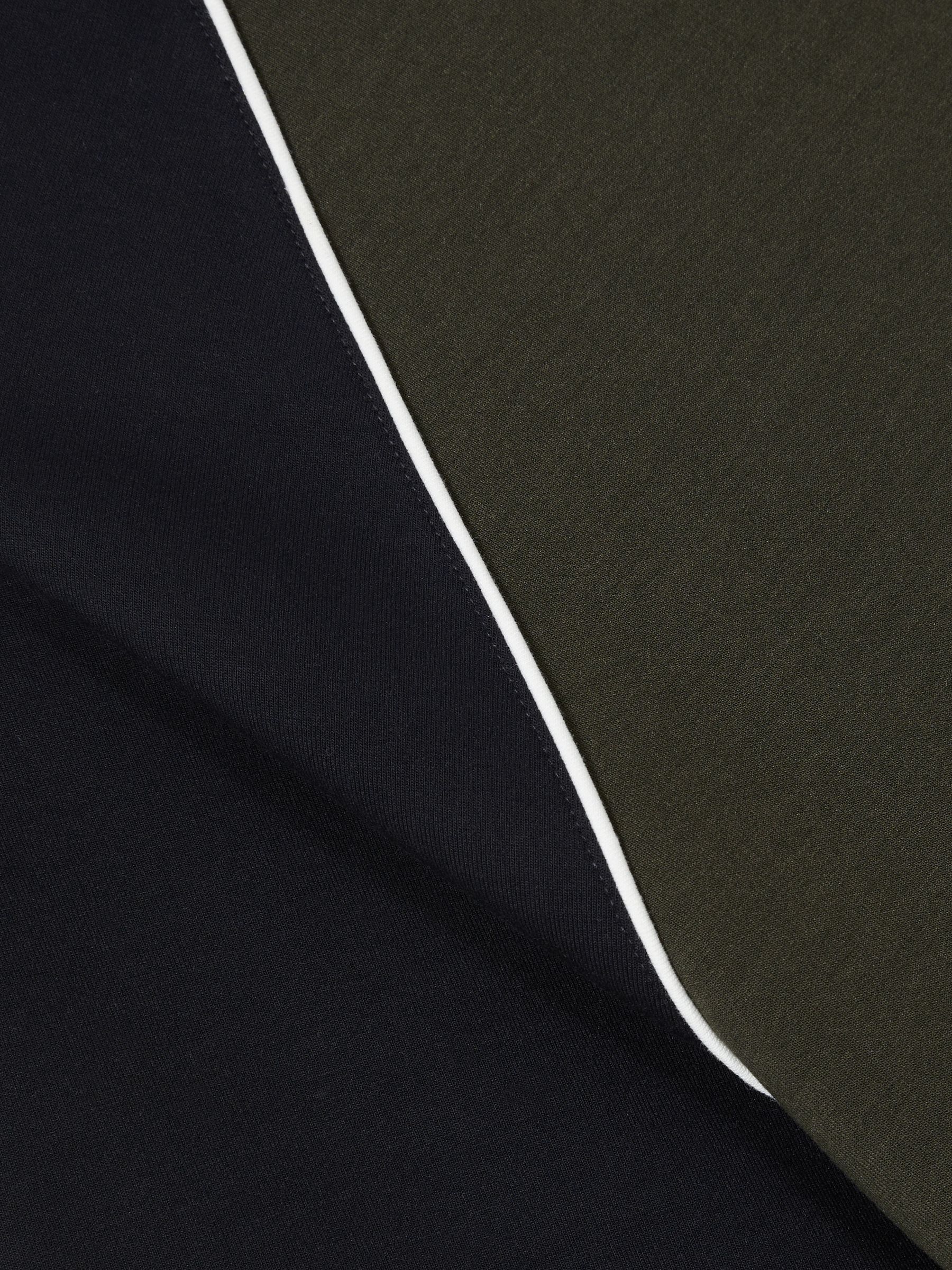 Interlock-Jersey Colour-Block T-Shirt in Forest Green/Navy Blue - Image 6 of 6