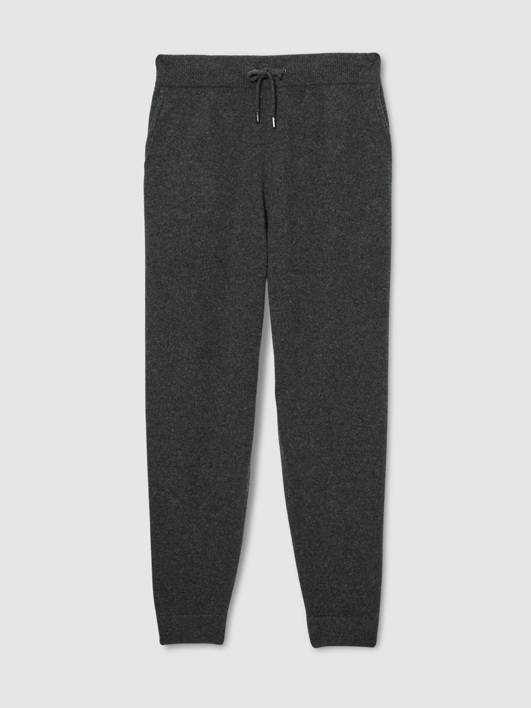 Atelier Cashmere Blend Joggers in Charcoal Melange - Image 2 of 5