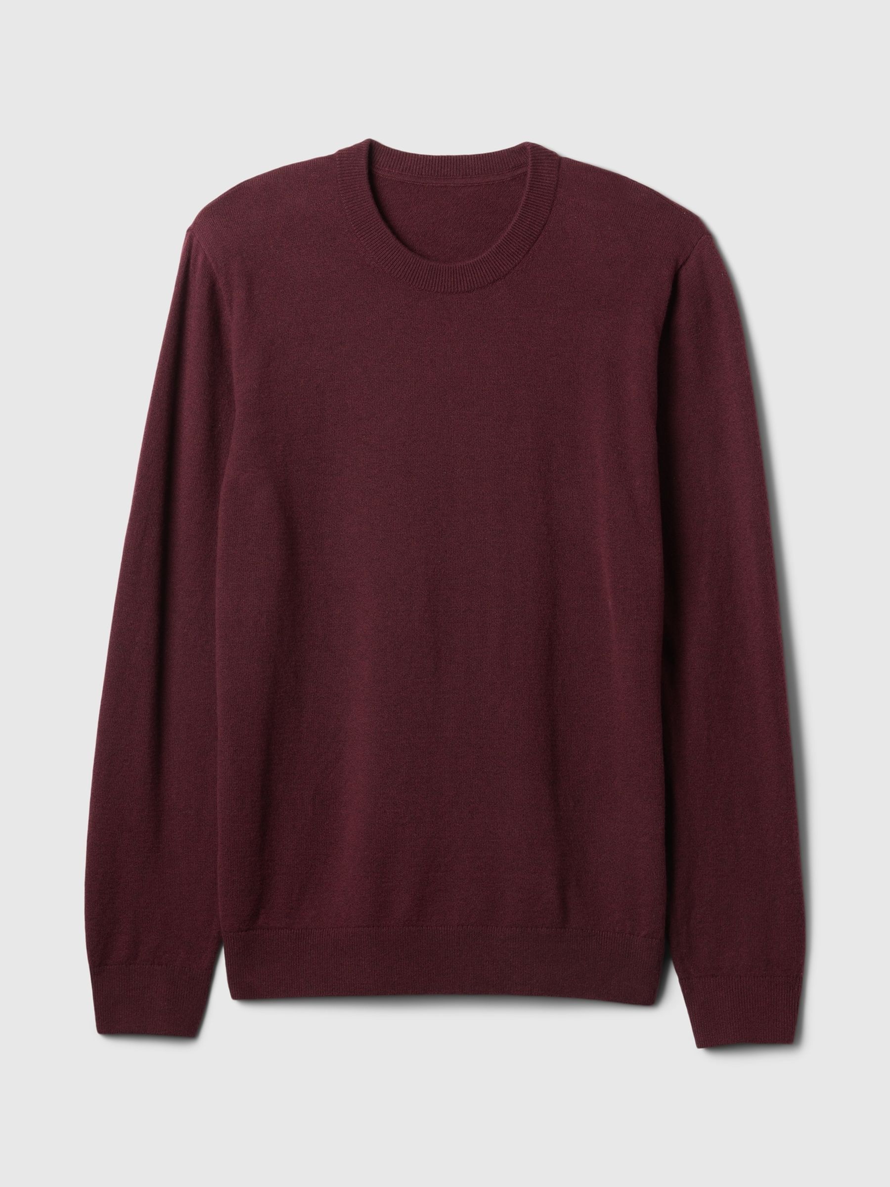 Burgundy Red CashSoft Crew Neck Jumper - Image 5 of 5