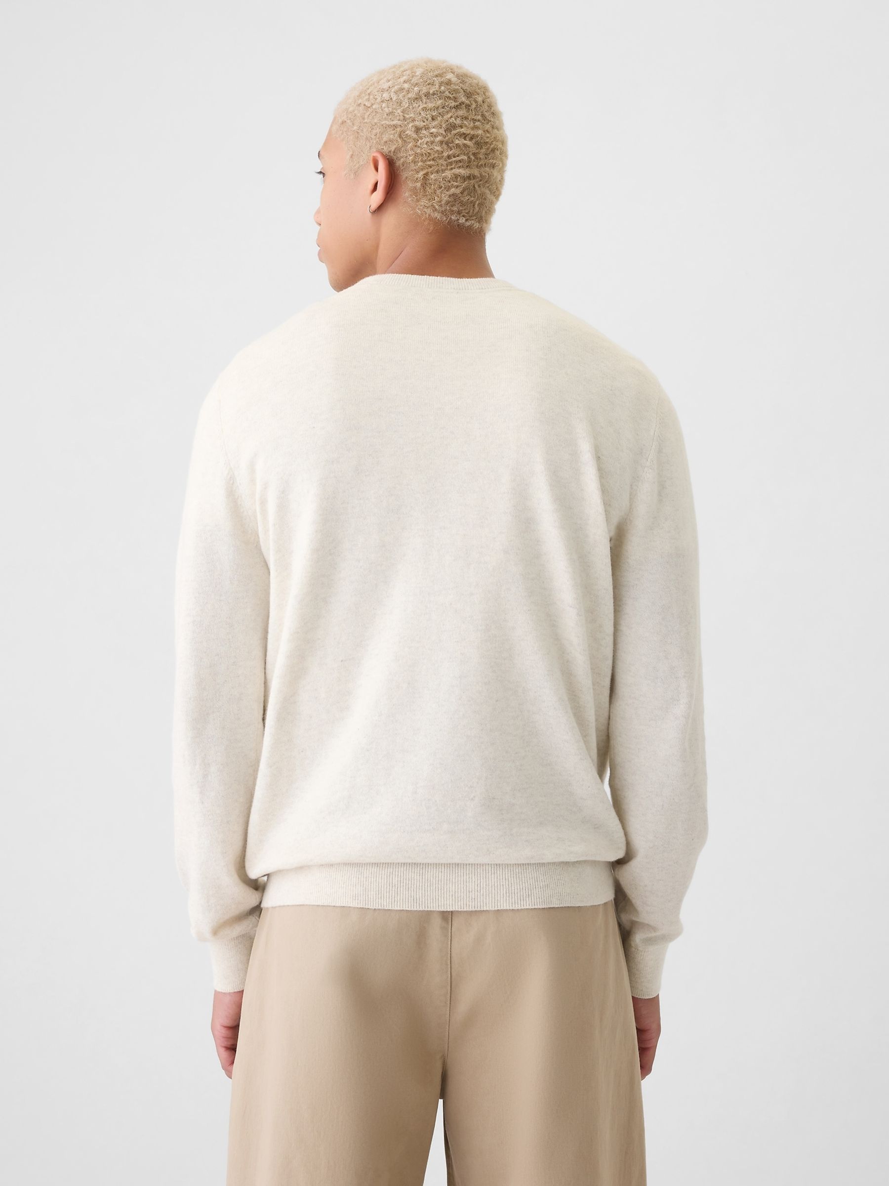 Cream CashSoft Crew Neck Jumper - Image 2 of 5