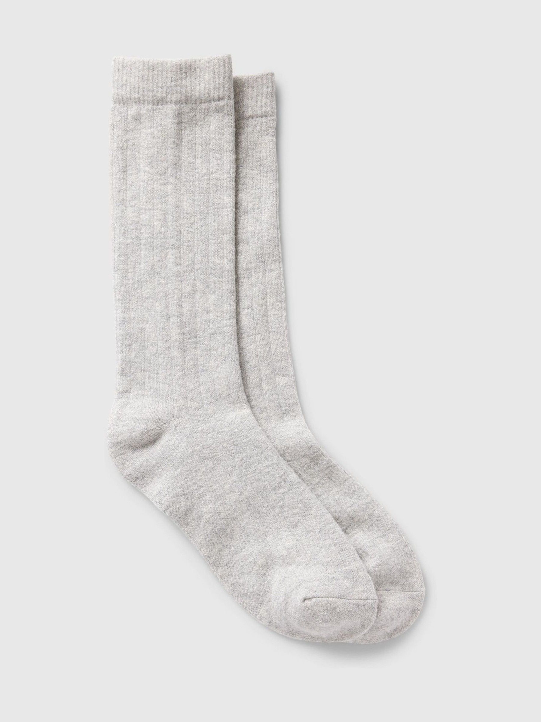 Grey Adults CashSoft Crew Socks - Image 1 of 2