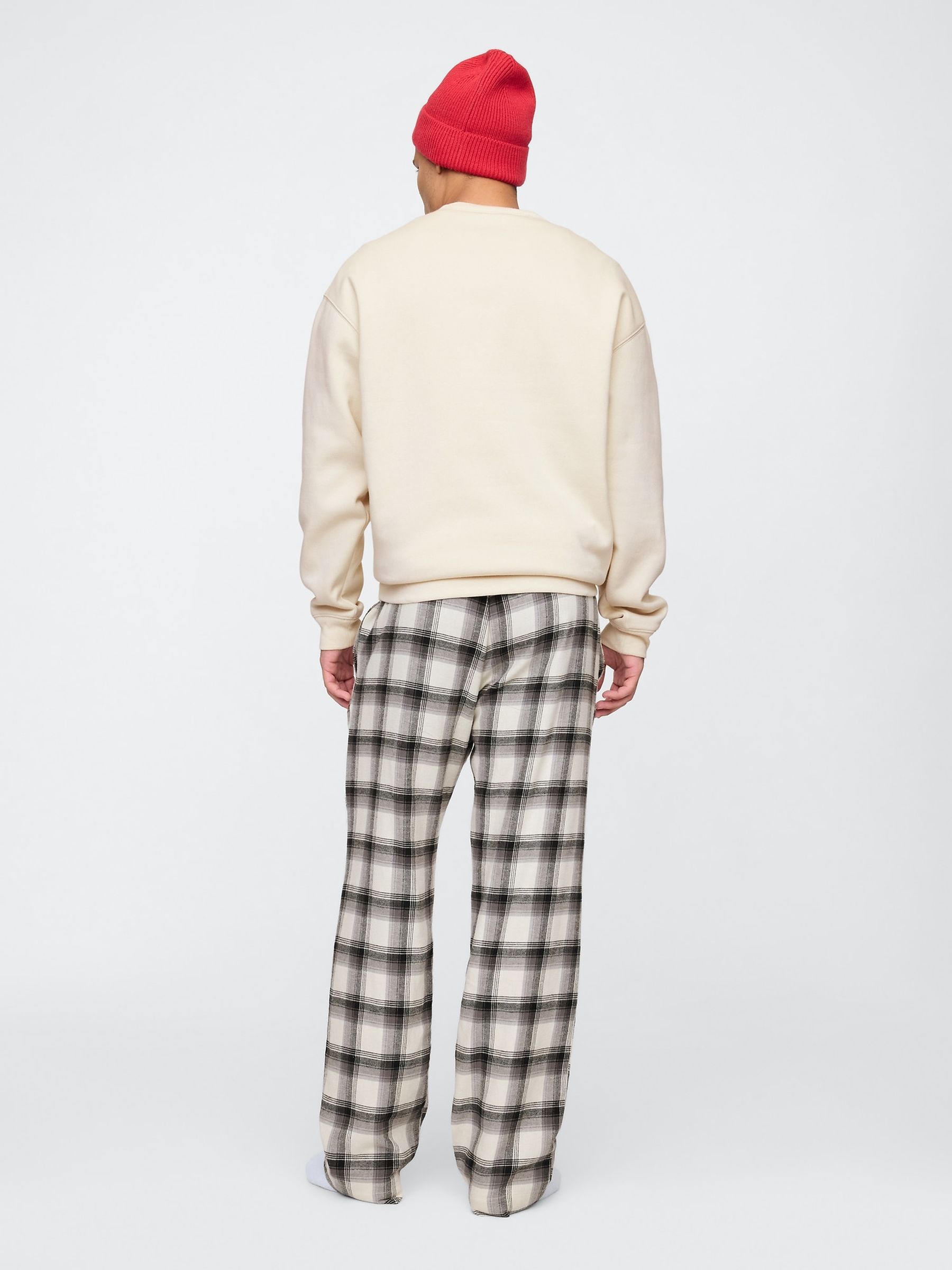 Black Matching Family Christmas Flannel Pyjama Bottoms - Image 1 of 4