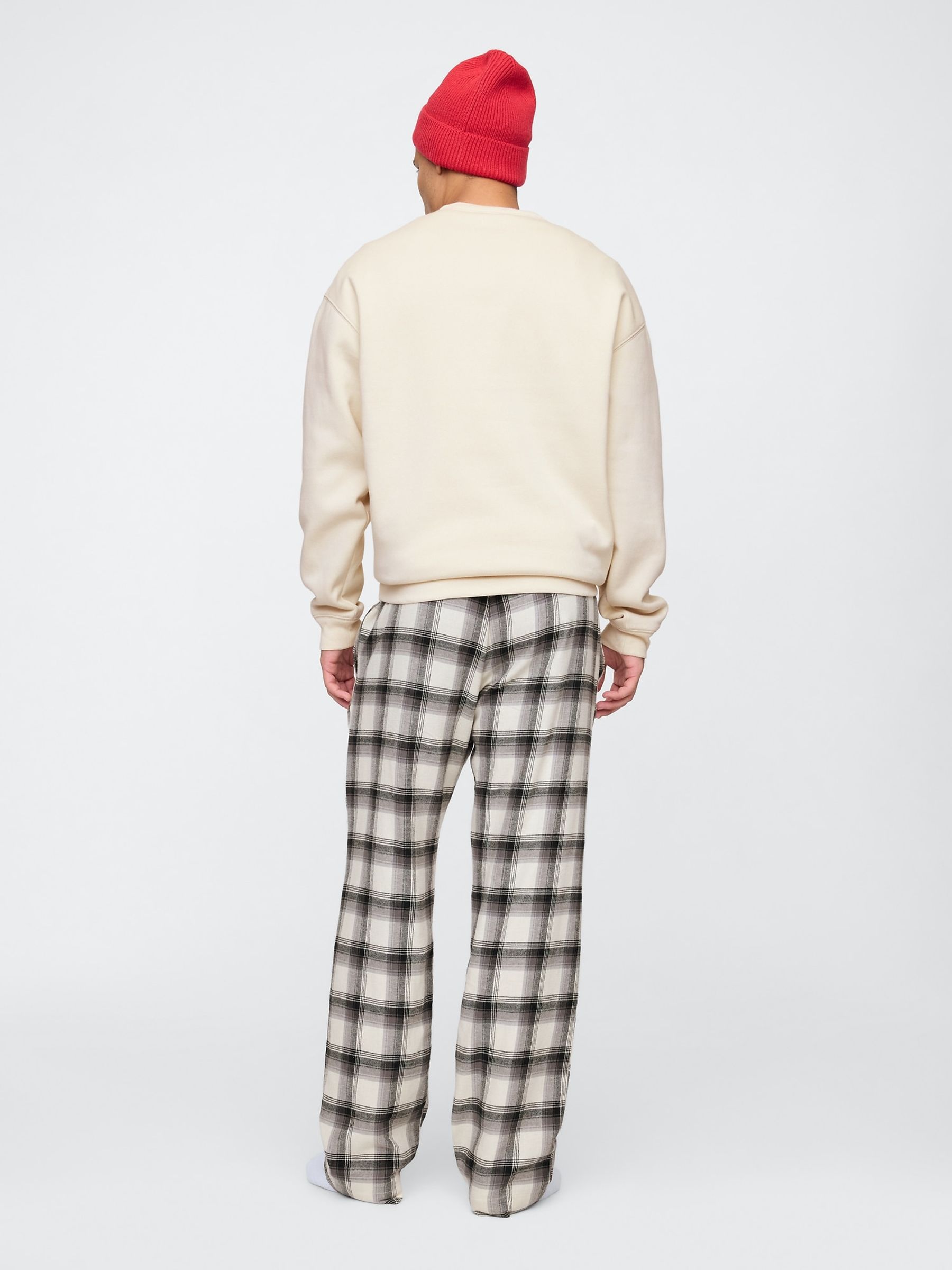 Black Matching Family Christmas Flannel Pyjama Bottoms - Image 2 of 4
