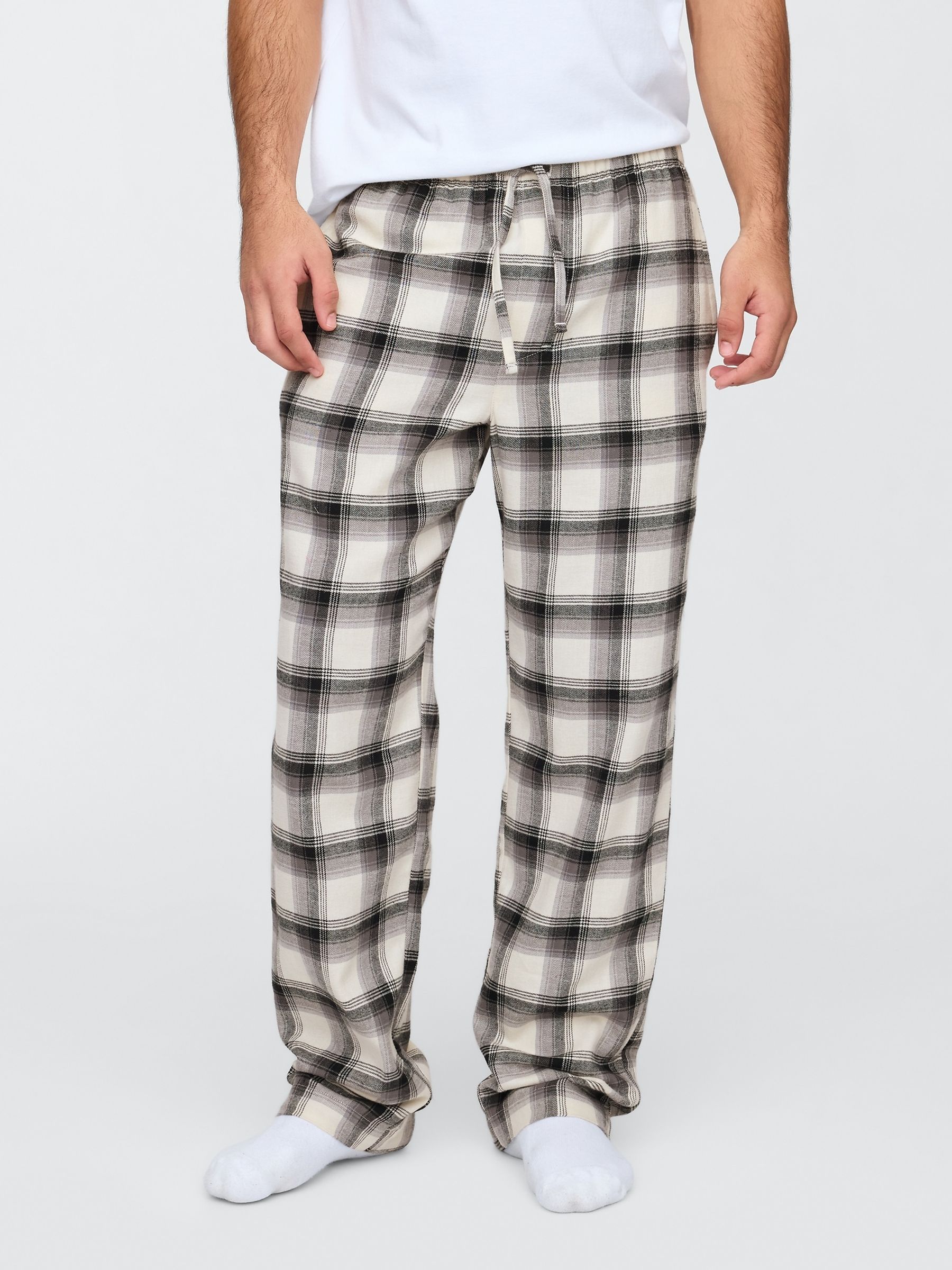 Black Matching Family Christmas Flannel Pyjama Bottoms - Image 3 of 4