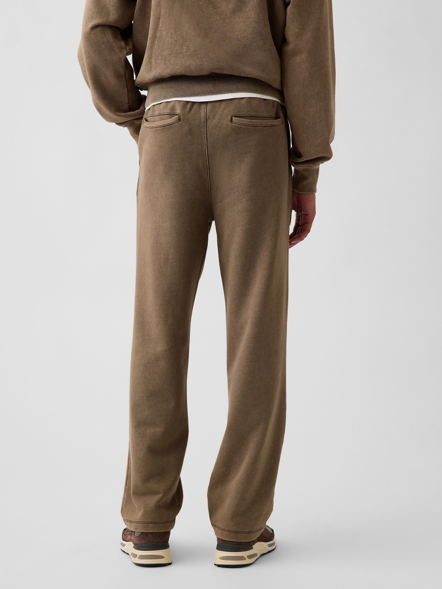 Brown Heavyweight Relaxed Logo Joggers - Image 2 of 5
