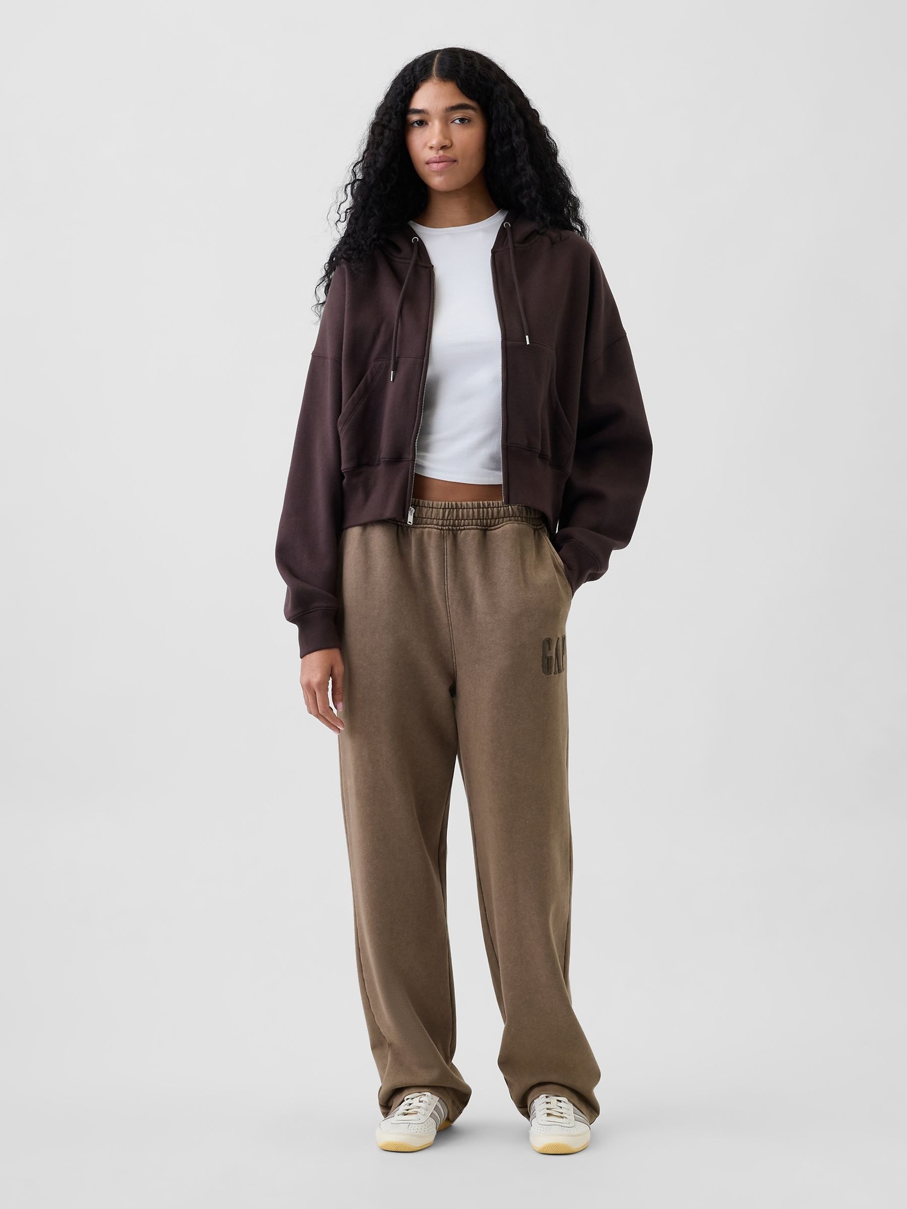Brown Heavyweight Relaxed Logo Joggers - Image 5 of 5