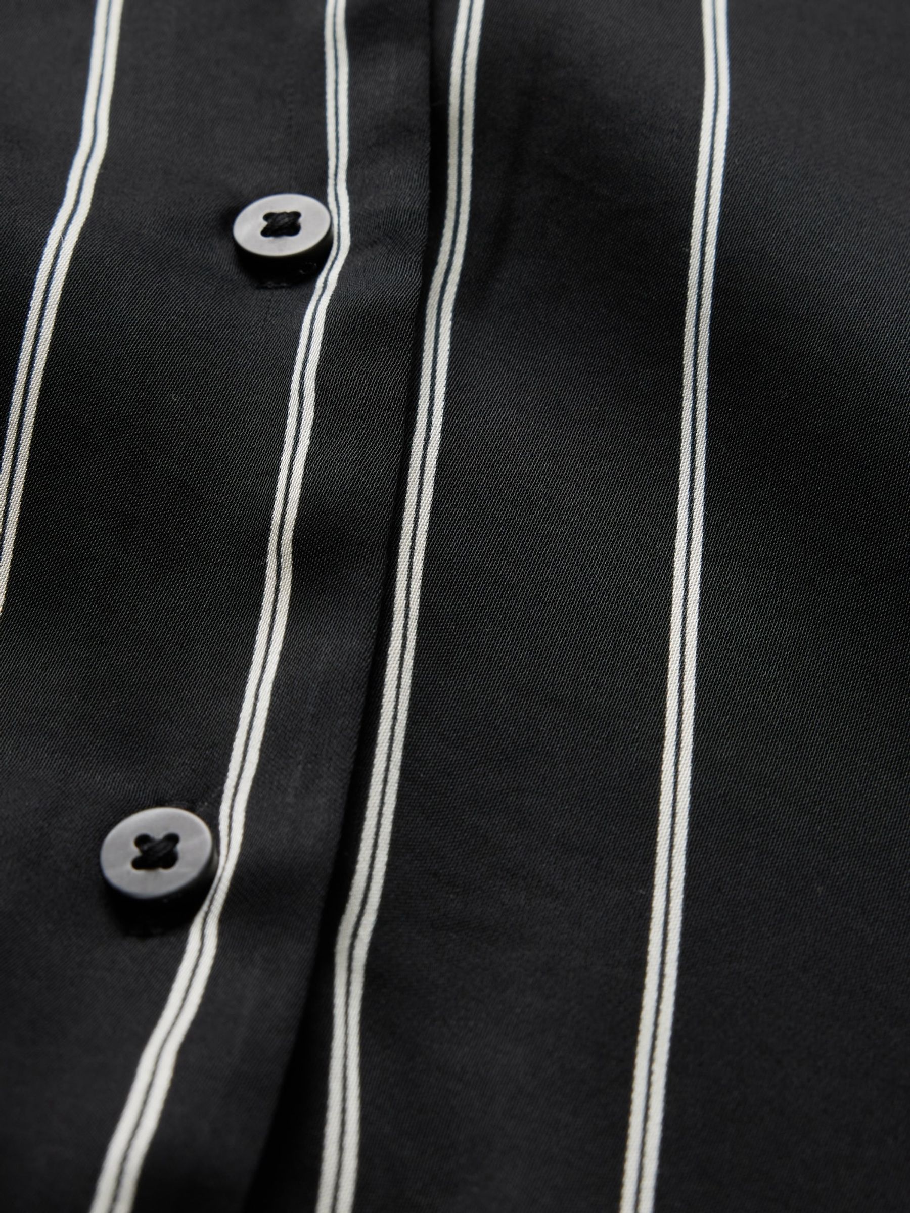 Black Satin Perfect Shirt - Image 5 of 5