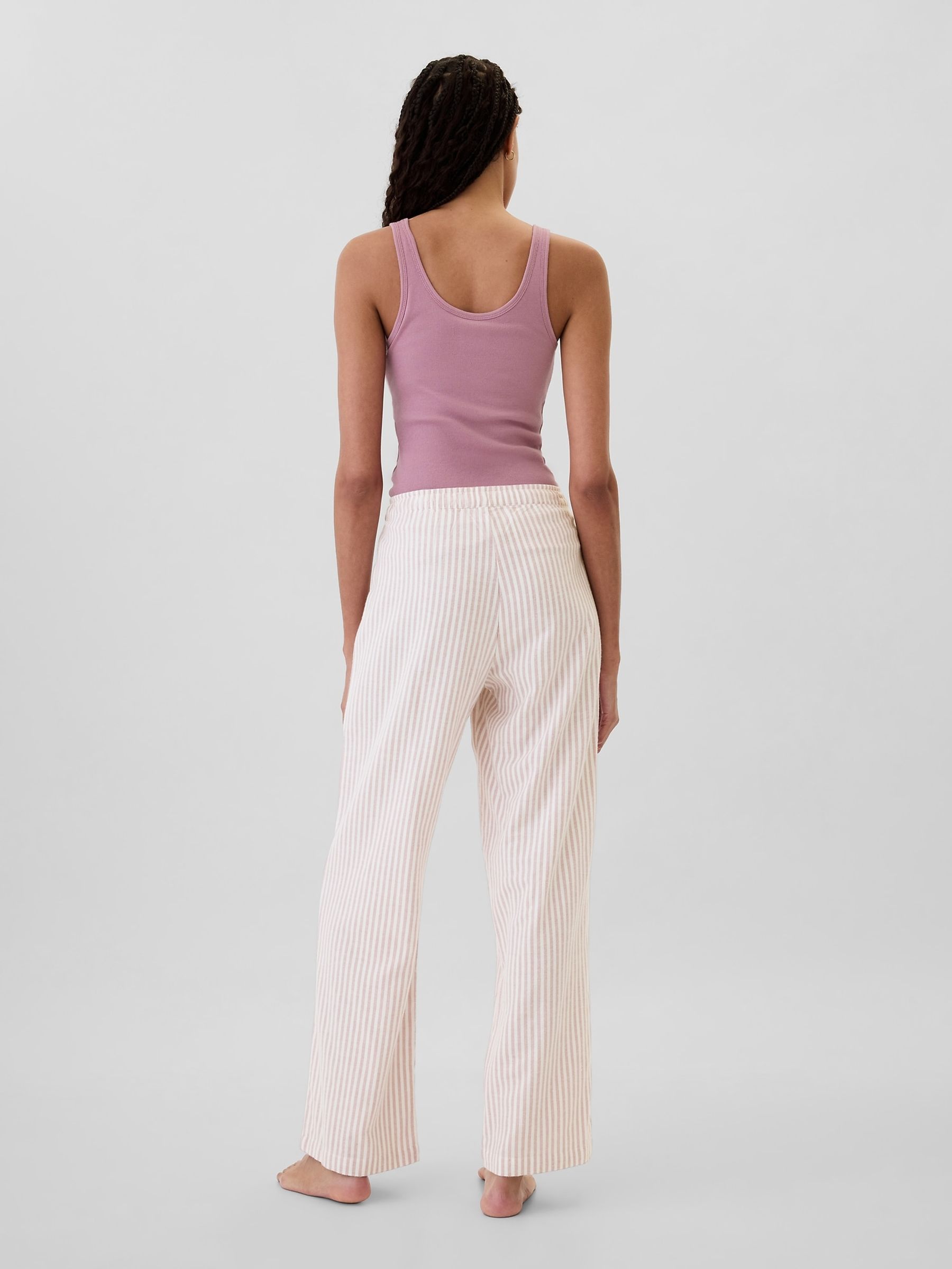 Pink Stripe Relaxed Pyjama Bottoms - Image 2 of 4