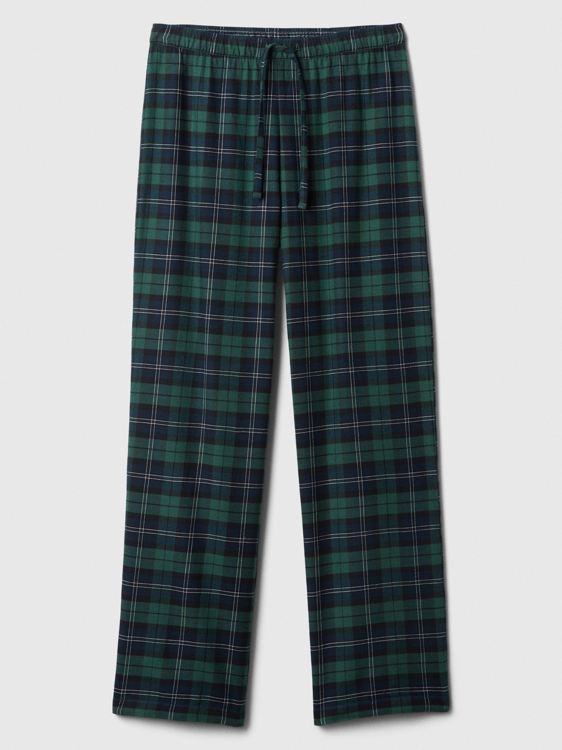 Green Matching Family Christmas 100% Cotton Relaxed Flannel Pyjama Bottoms - Image 5 of 5