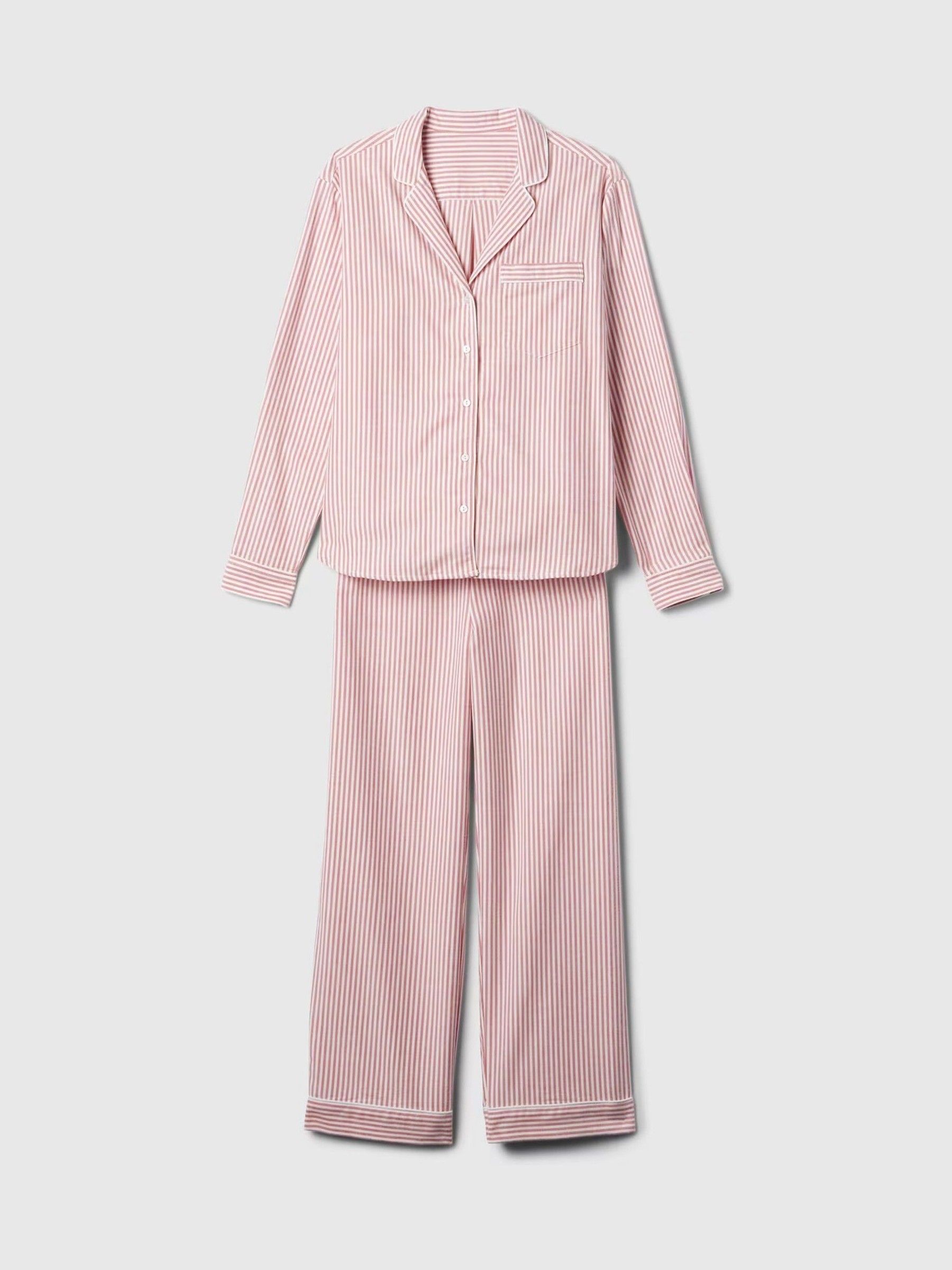 Red Matching Family Christmas 100% Cotton Long Sleeve Stripe Pyjamas - Image 7 of 7