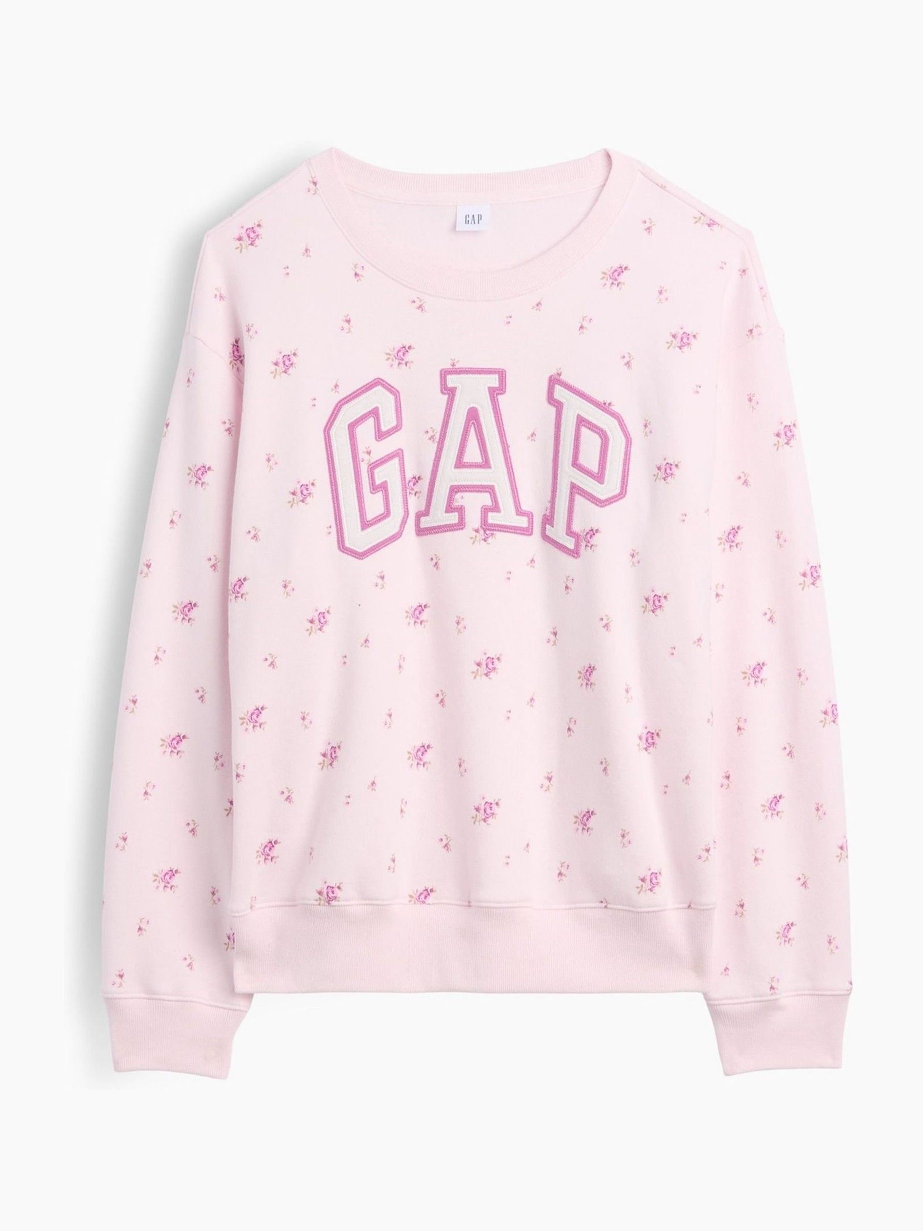 Pink Floral Logo Sweatshirt - Image 5 of 5