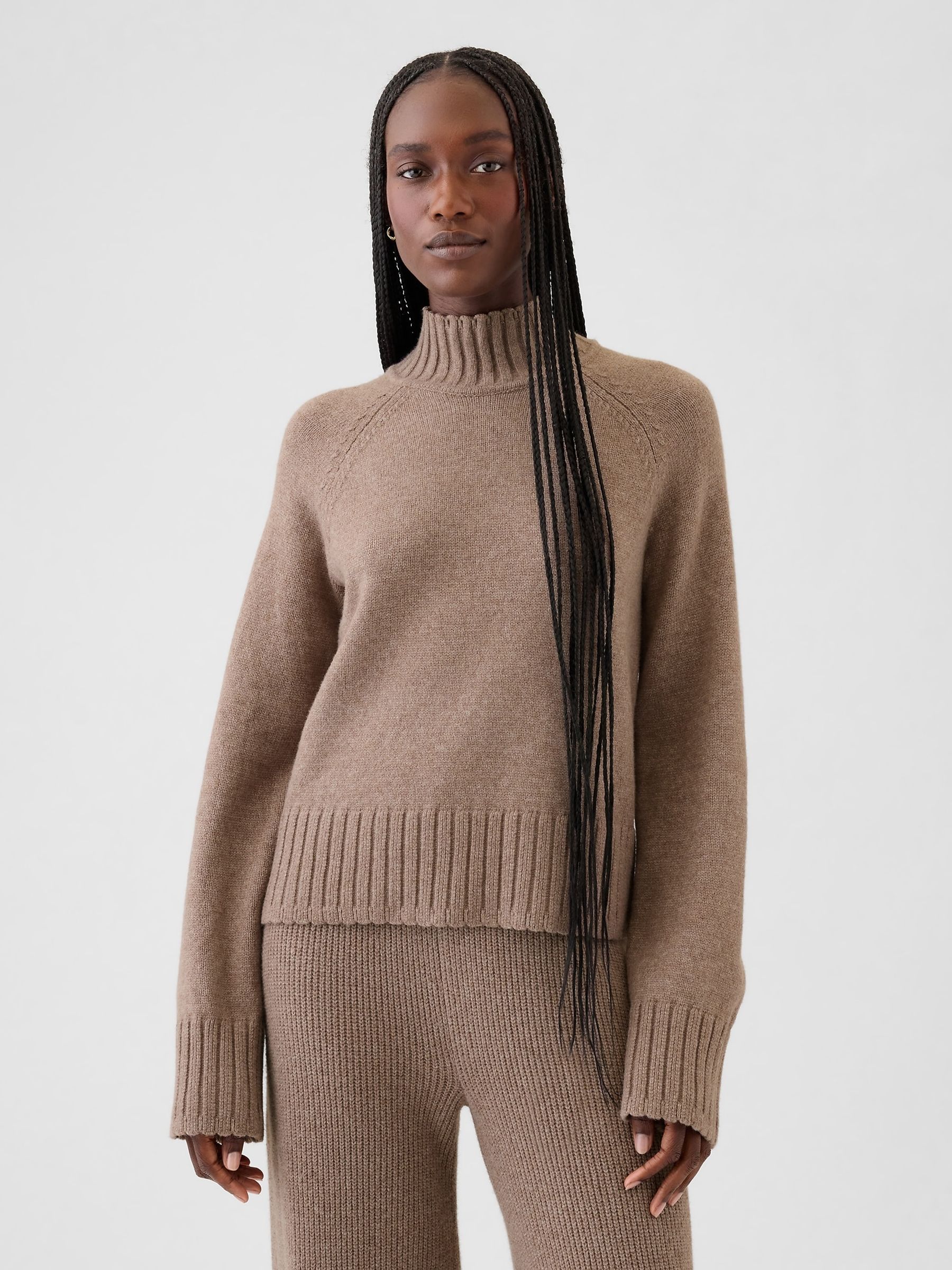 Light Brown CashSoft Turtle Neck Jumper - Image 2 of 5