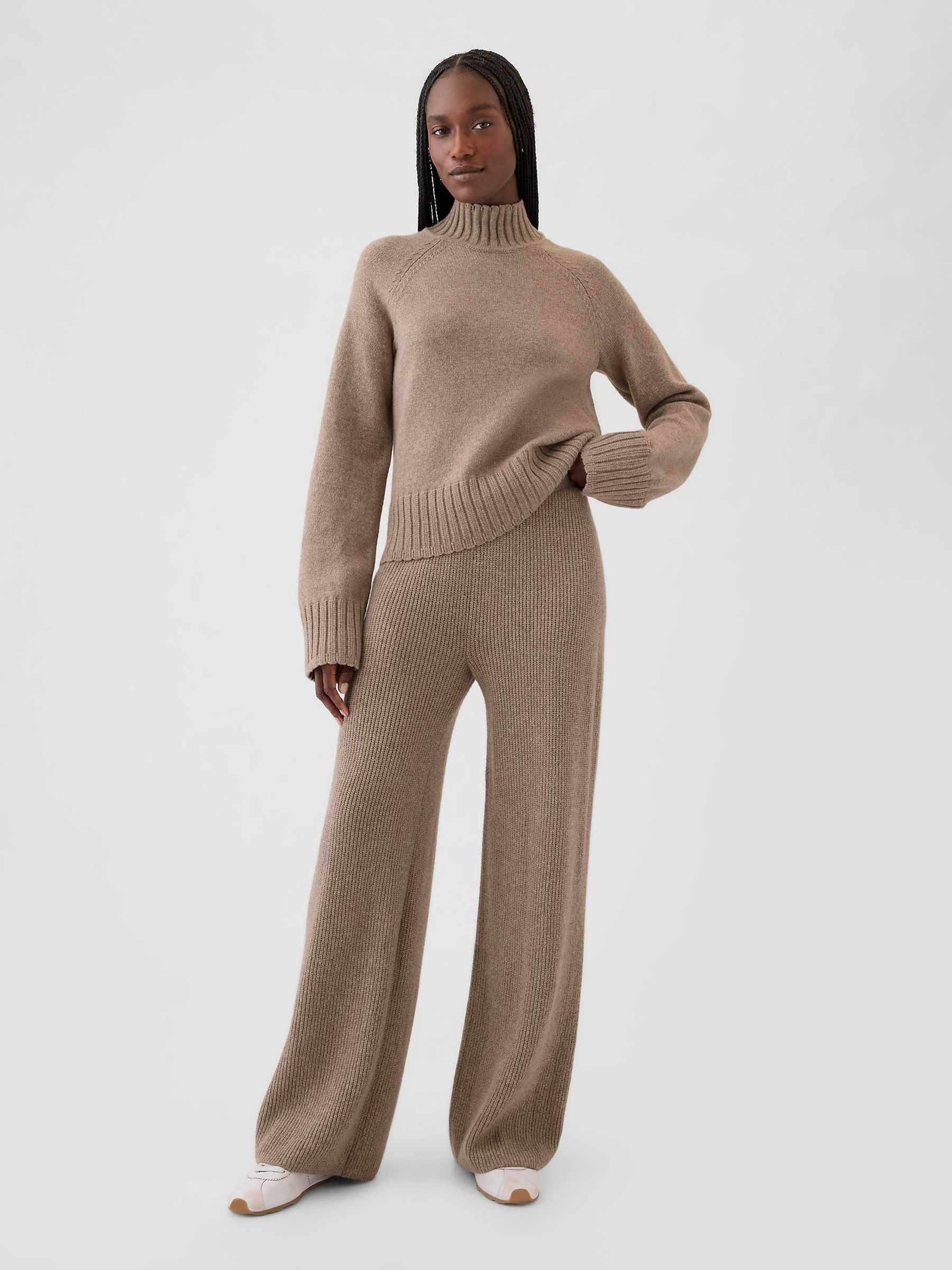 Light Brown CashSoft Turtle Neck Jumper - Image 4 of 5