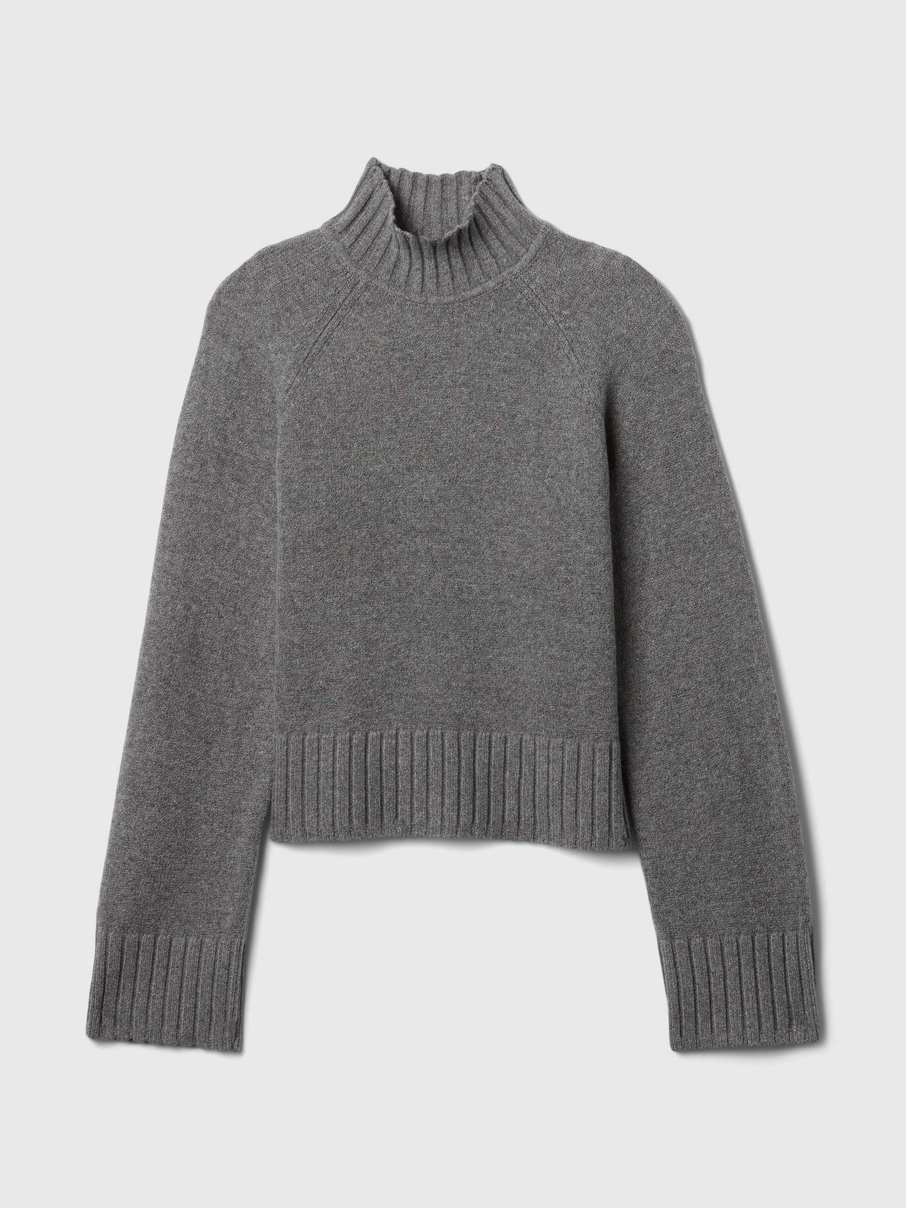 Grey CashSoft Turtle Neck Jumper - Image 4 of 5