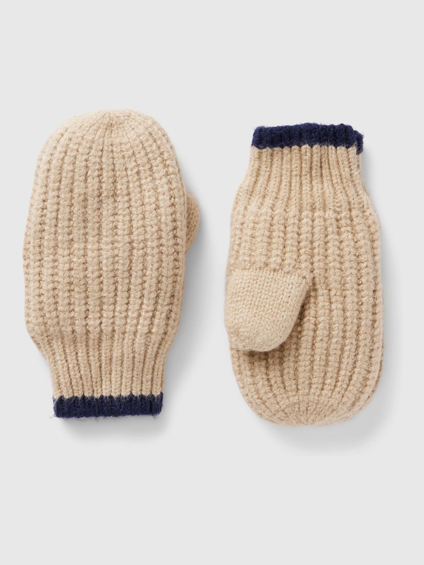 Beige Kids CashSoft Mittens - Image 1 of 1