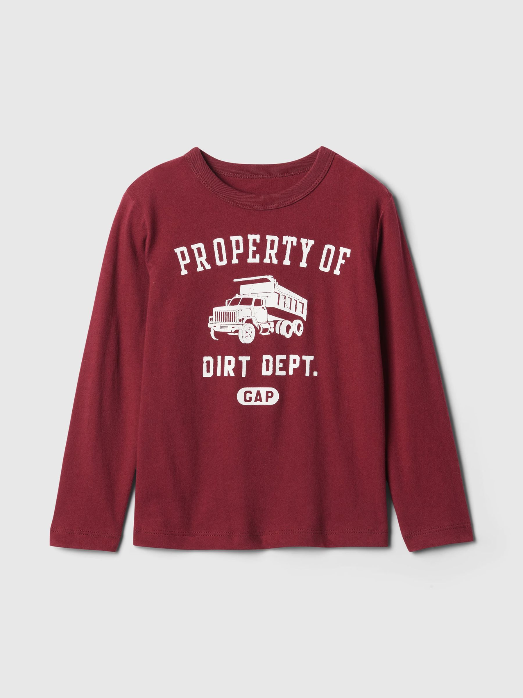 Red Logo Graphic Long Sleeve T-Shirt (6mths-5yrs) - Image 1 of 2