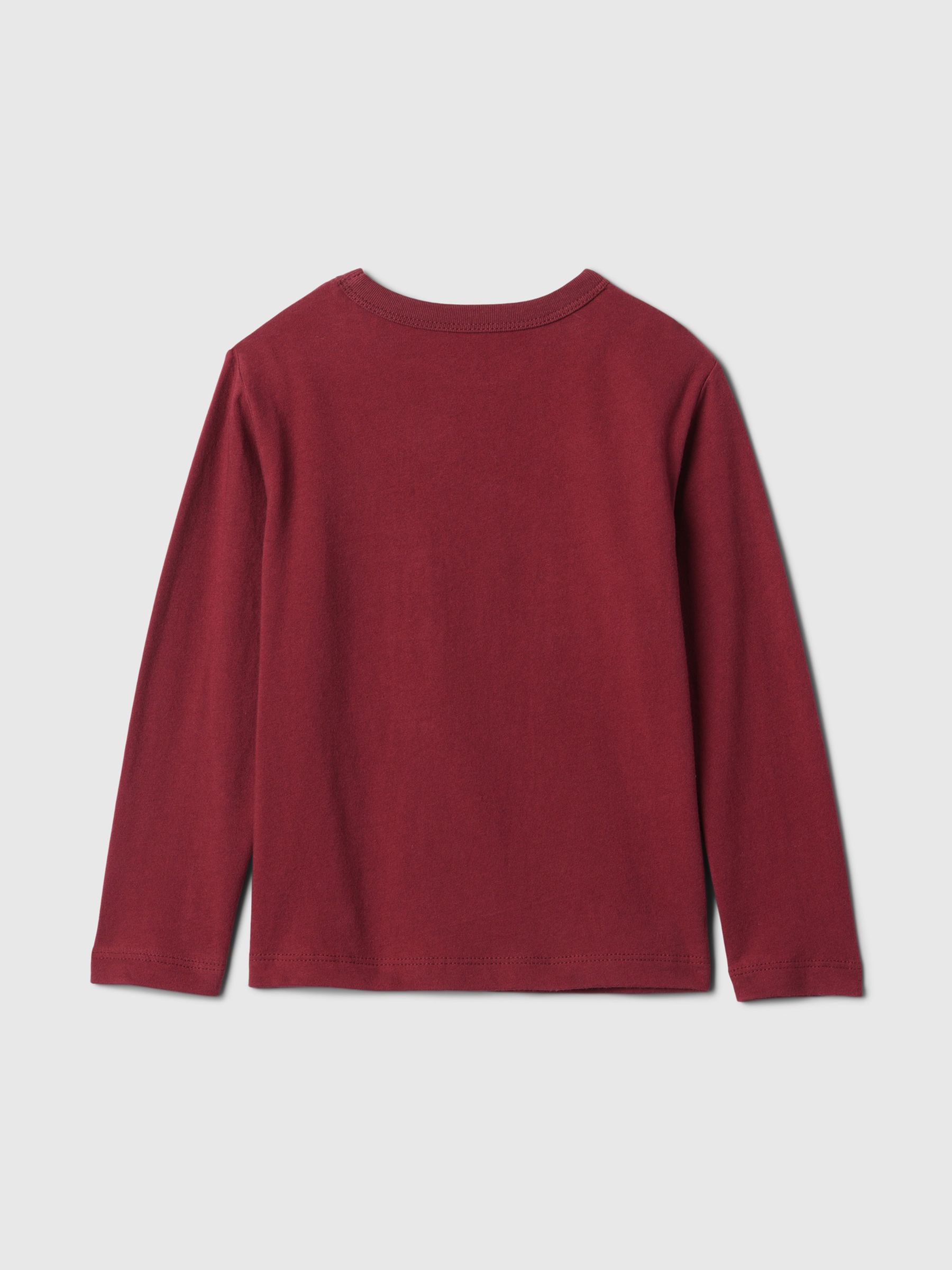 Red Logo Graphic Long Sleeve T-Shirt (6mths-5yrs) - Image 2 of 2