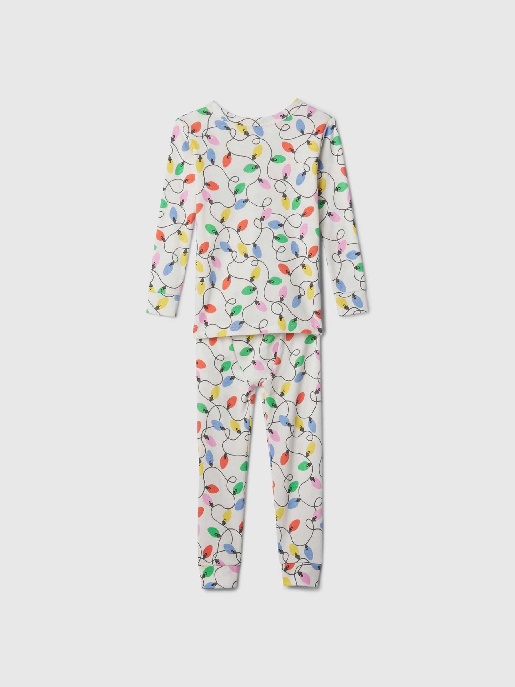 Grey Lights Christmas Print Pyjamas (6mths-5yrs) - Image 2 of 3