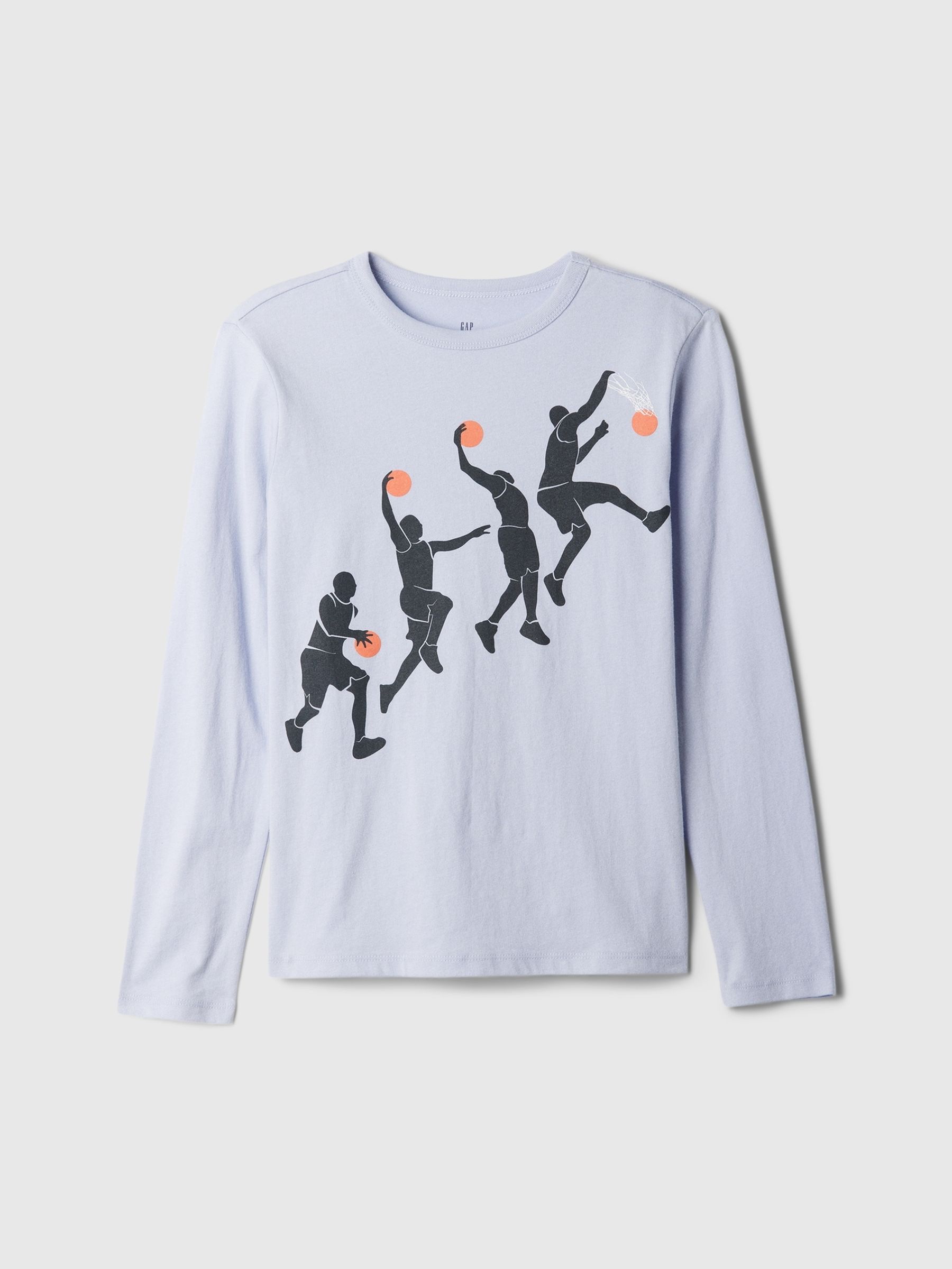Blue Long Sleeve Crew Neck Graphic T-Shirt (4-13yrs) - Image 1 of 3