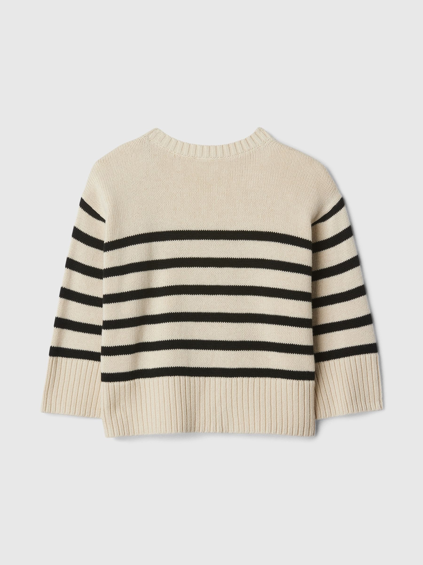 Cream Knit Crew Neck Jumper - Image 2 of 3