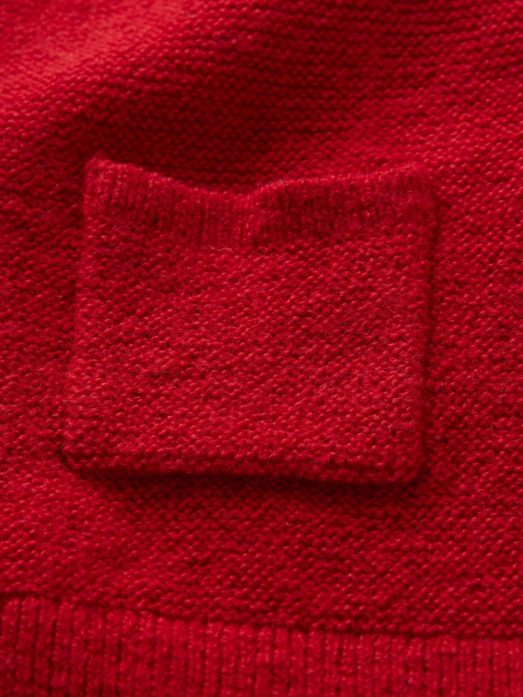 Red CashSoft Bear Hoodie & Jogger Set (Newborn-24mths) - Image 4 of 4