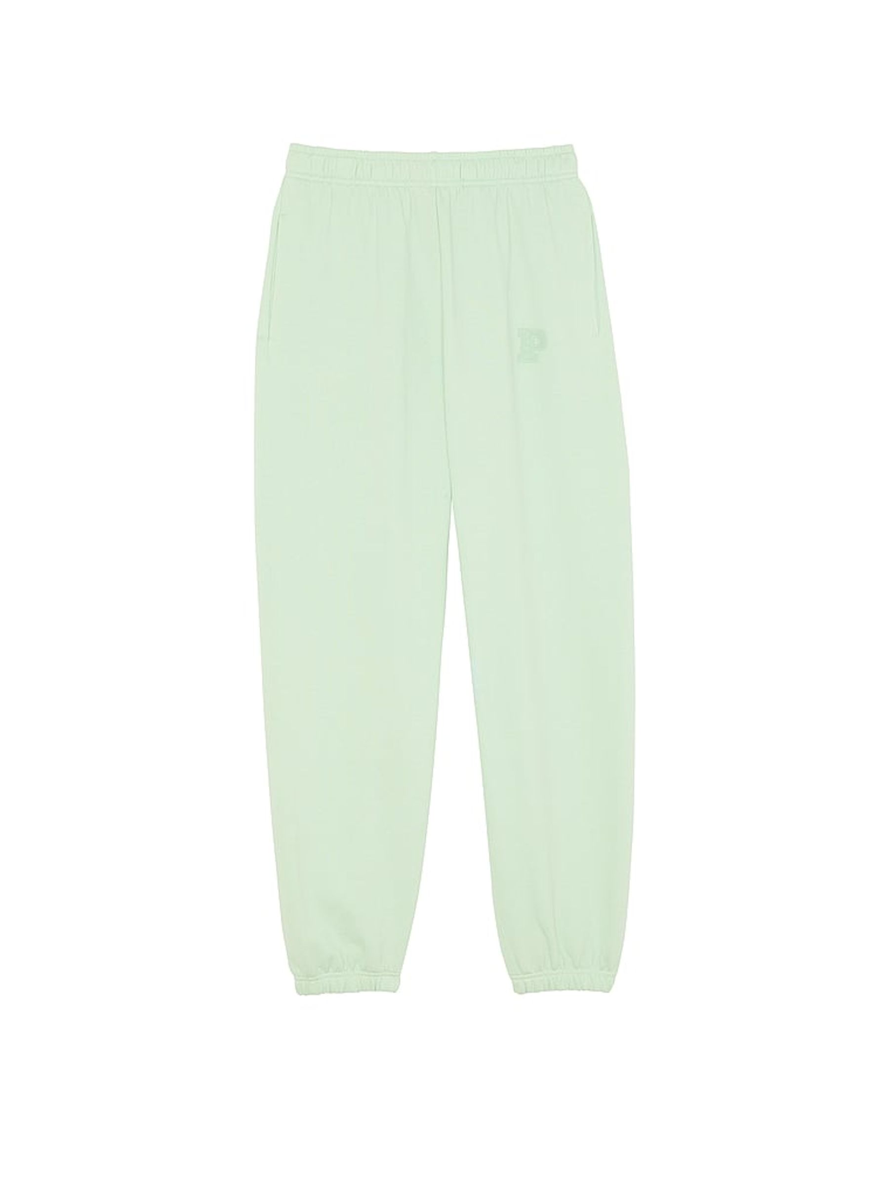 Mint Green Cuffed Fleece Joggers - Image 3 of 3