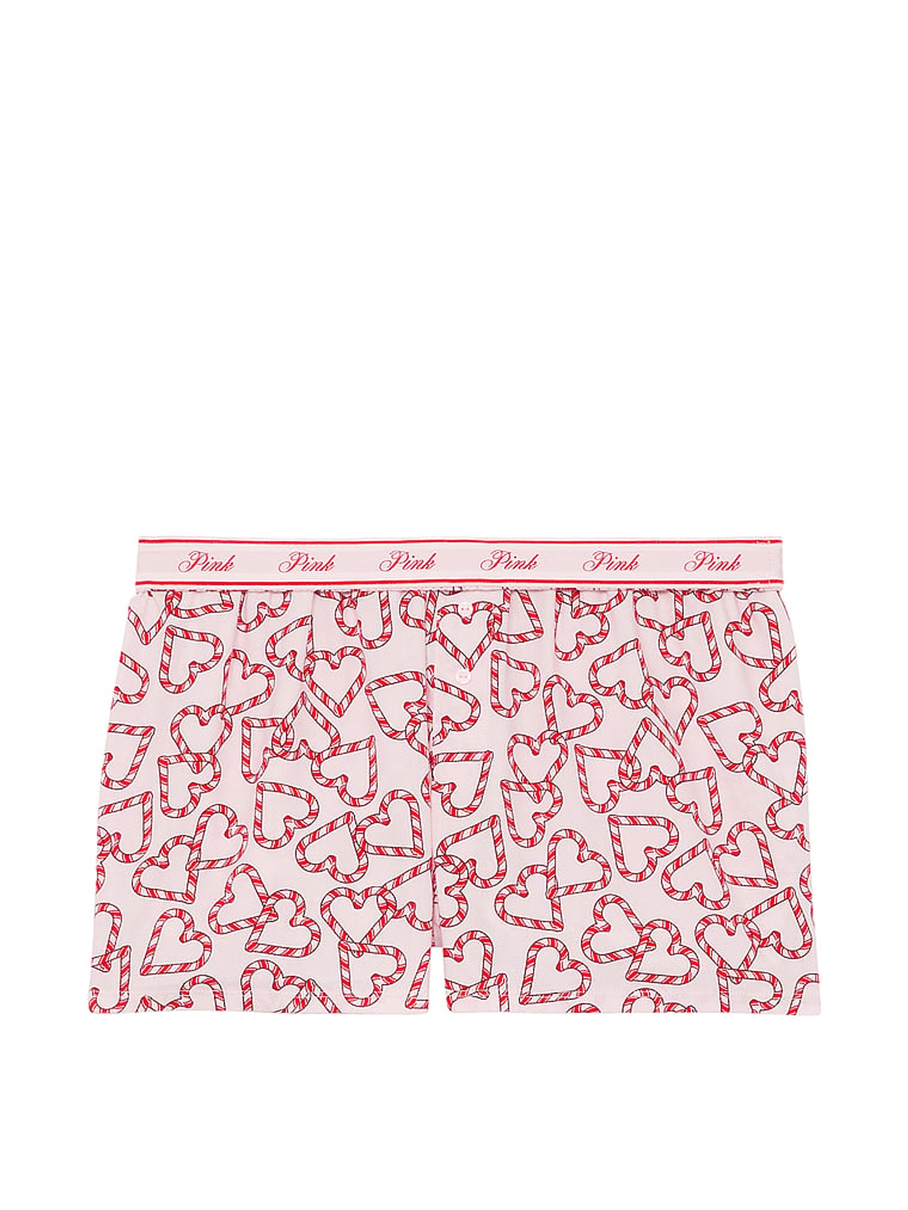 Pink Tulip Candy Cane Short Pyjama Bottoms - Image 3 of 3