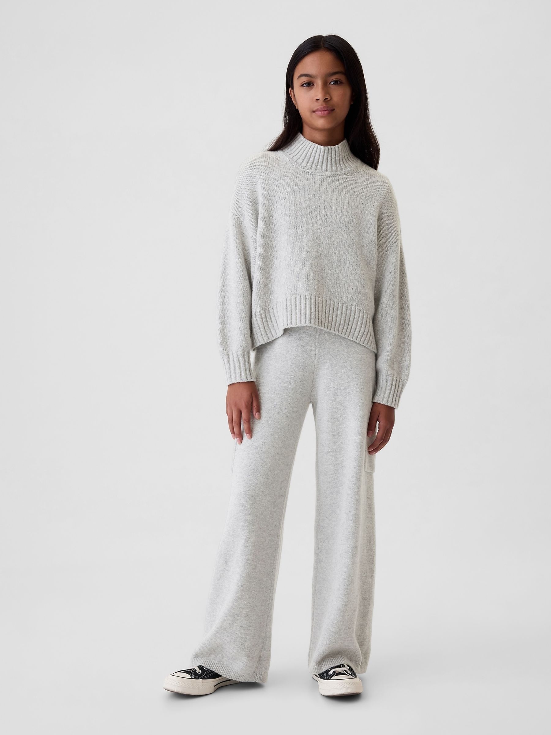 Grey CashSoft Cargo Knitted Trousers (4-13yrs) - Image 3 of 5