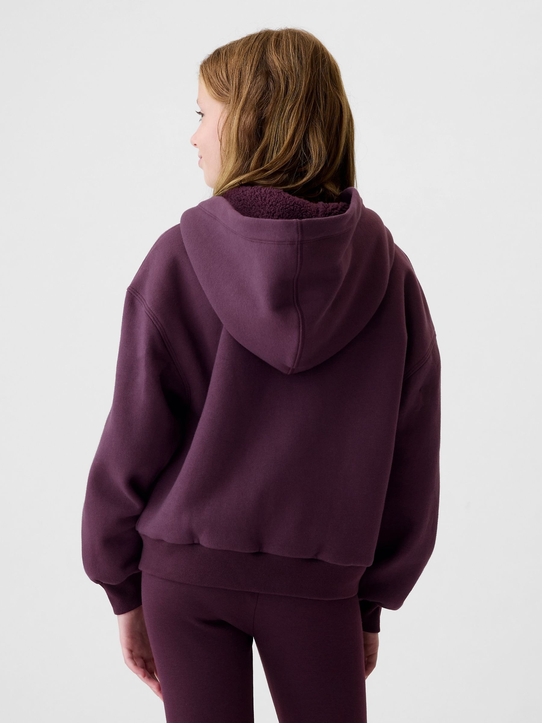 Purple Vintage Soft Cosy Logo Hoodie (4-13yrs) - Image 2 of 5