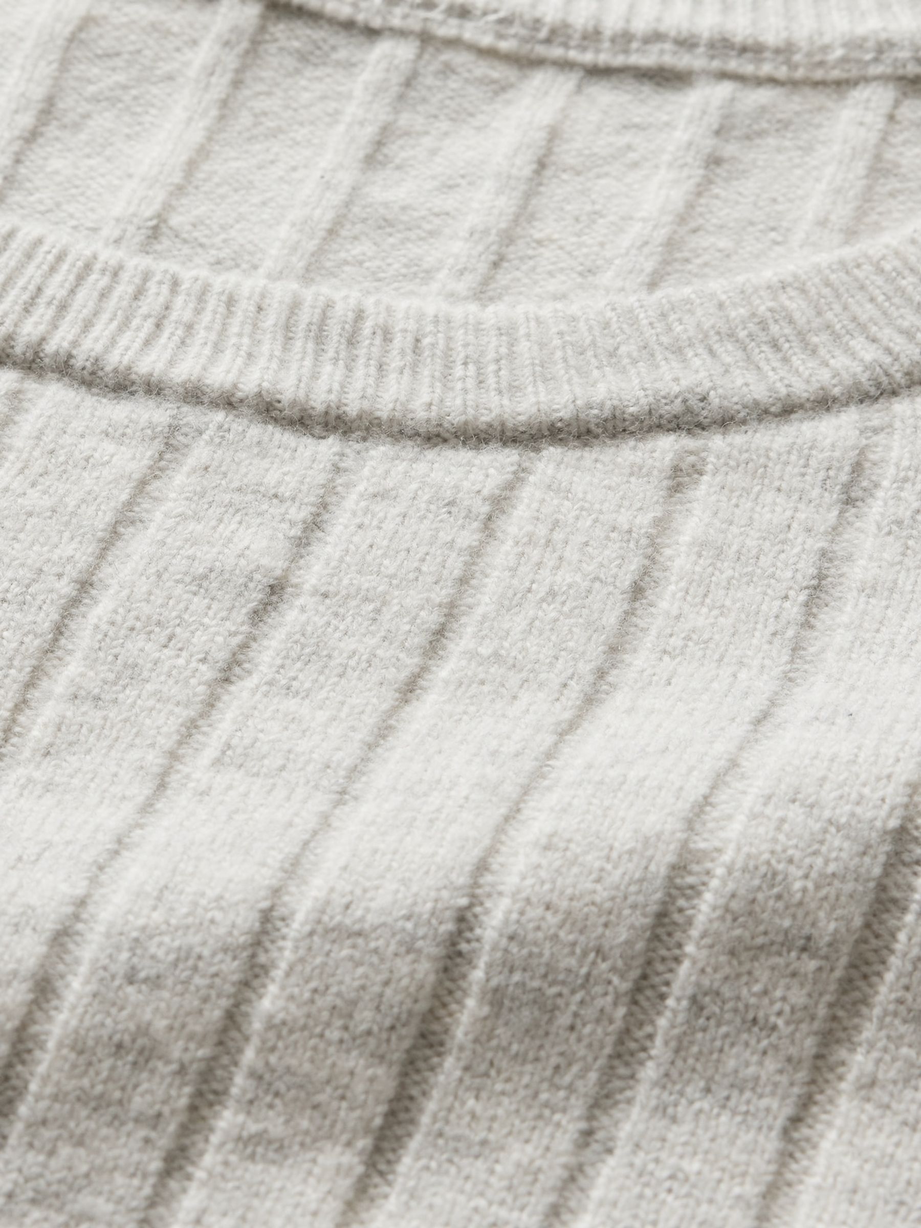 Grey CashSoft Rib Knit Dress (4-13yrs) - Image 4 of 4