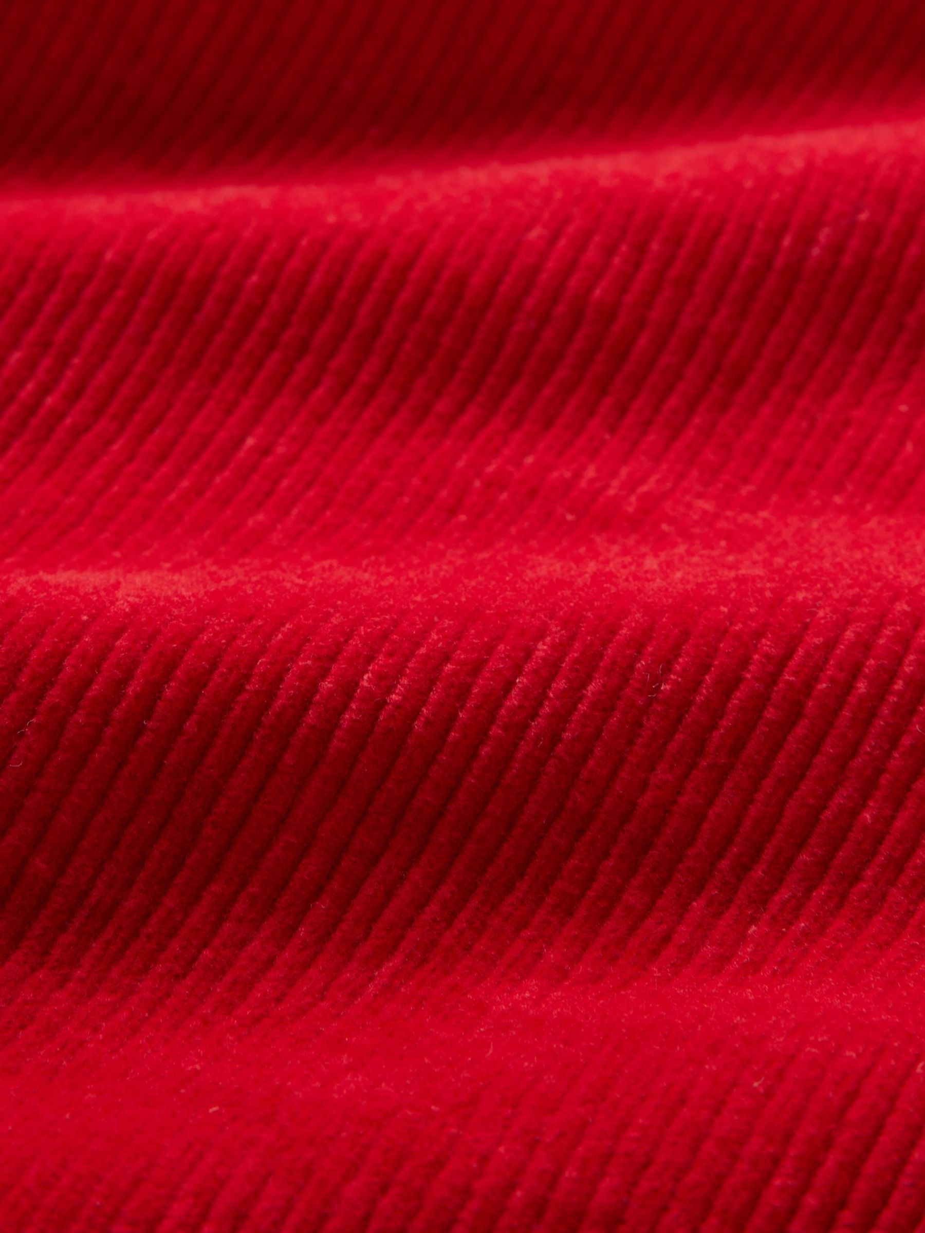 Red Puff Sleeve Corduroy Dress (4-13yrs) - Image 4 of 4