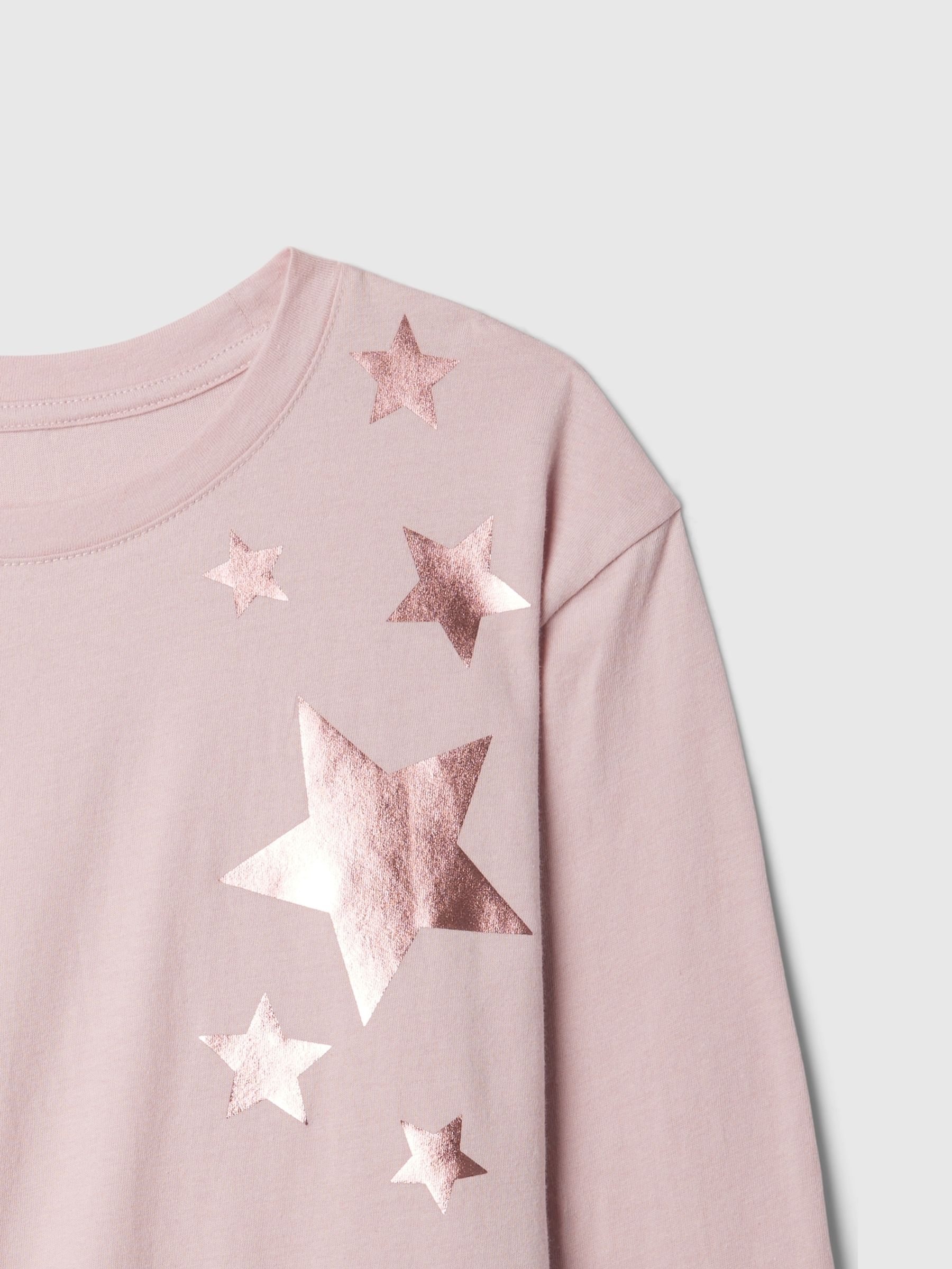 Pink Long Sleeve Graphic T-Shirt (4-13yrs) - Image 4 of 4