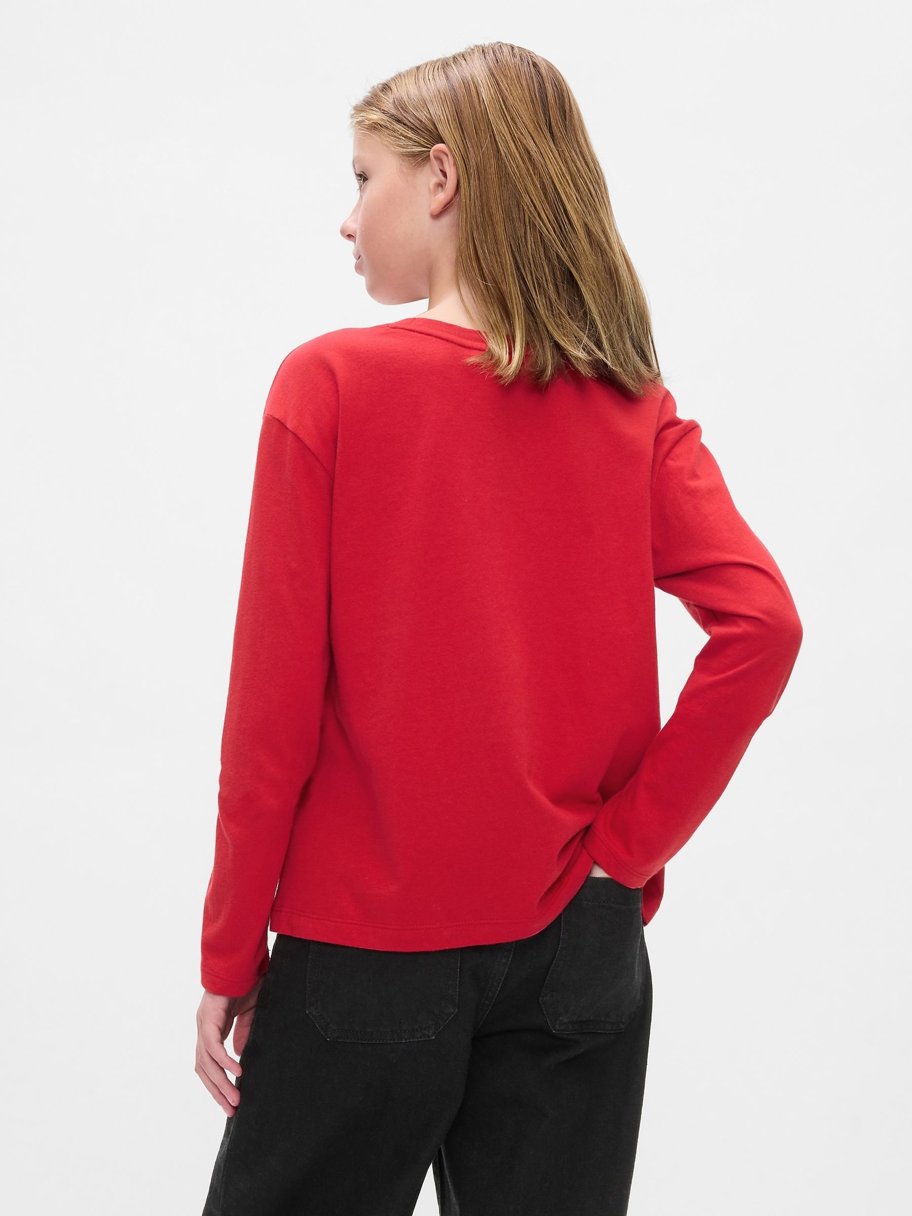 Red Love Graphic T-Shirt (4-13yrs) - Image 2 of 4