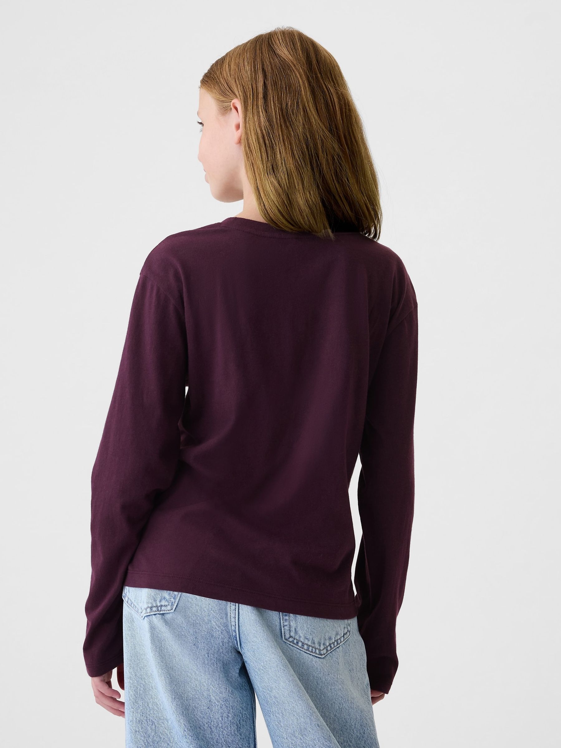 Purple Floral Graphic T-Shirt (4-13yrs) - Image 2 of 4