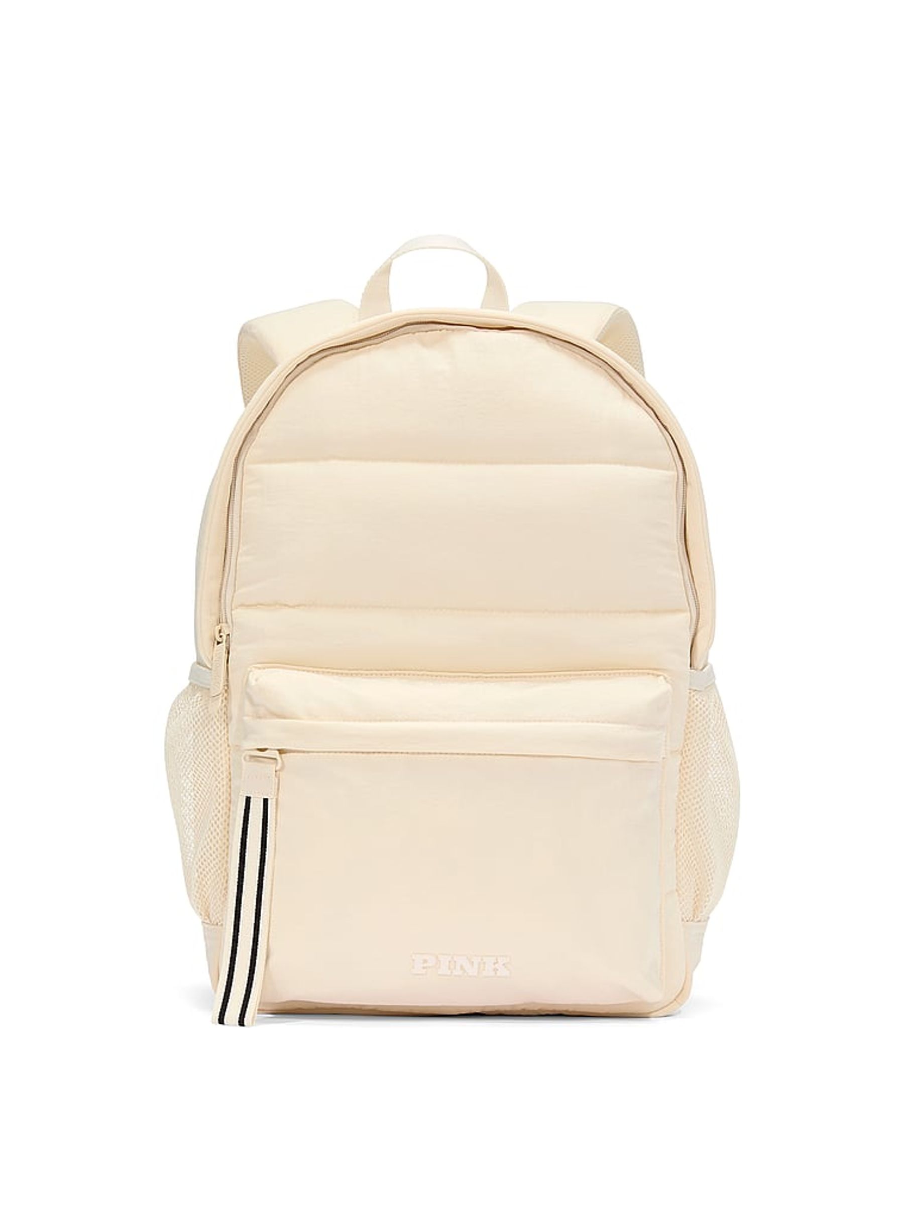White Shell Puffer Backpack - Image 1 of 4