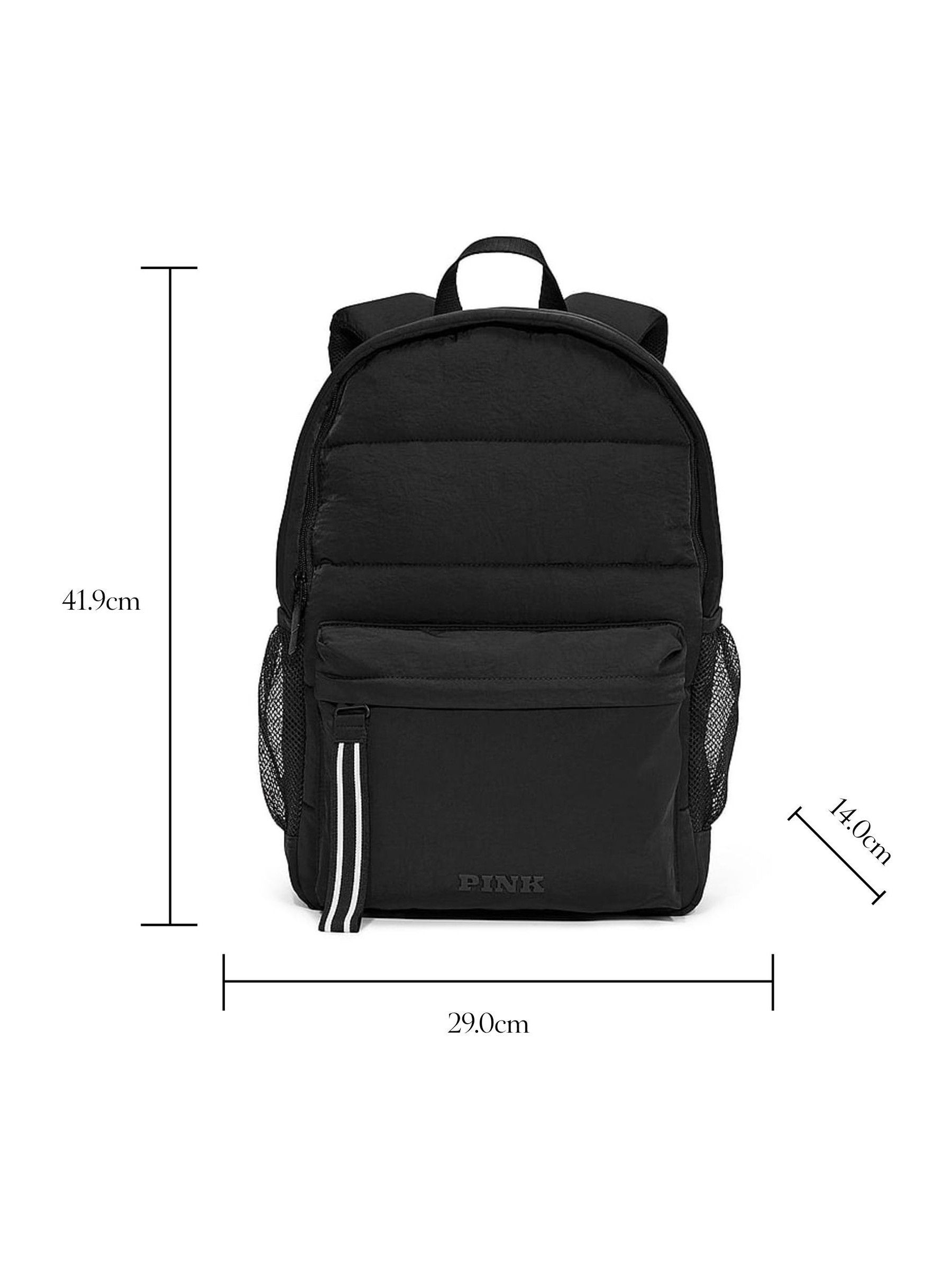 Black Puffer Backpack - Image 4 of 4