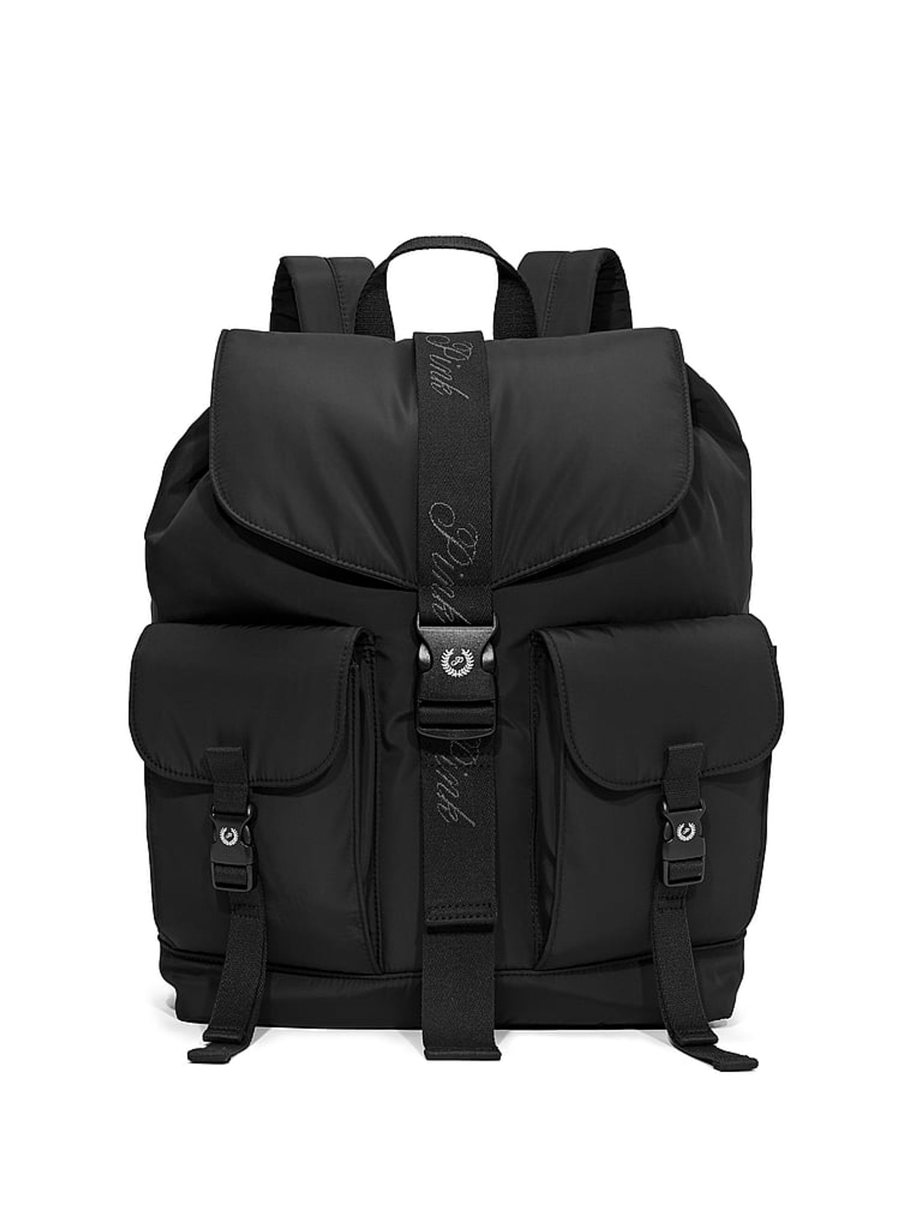 Black Cargo Backpack - Image 1 of 4