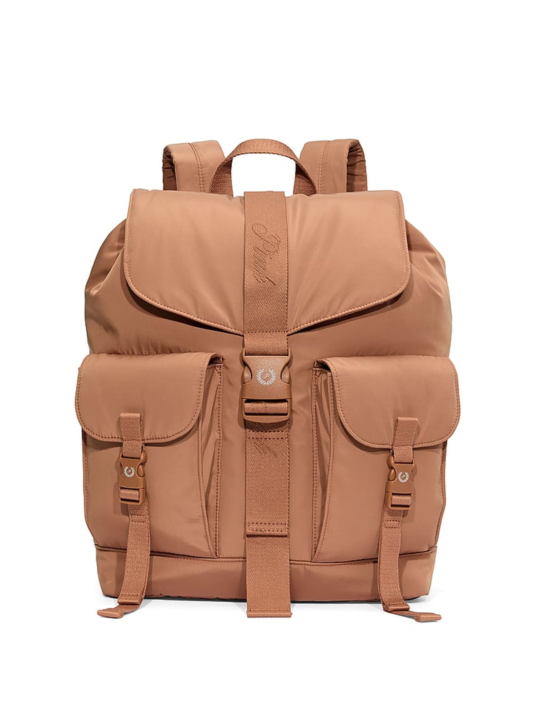 Toffee Brown Cargo Backpack - Image 1 of 3