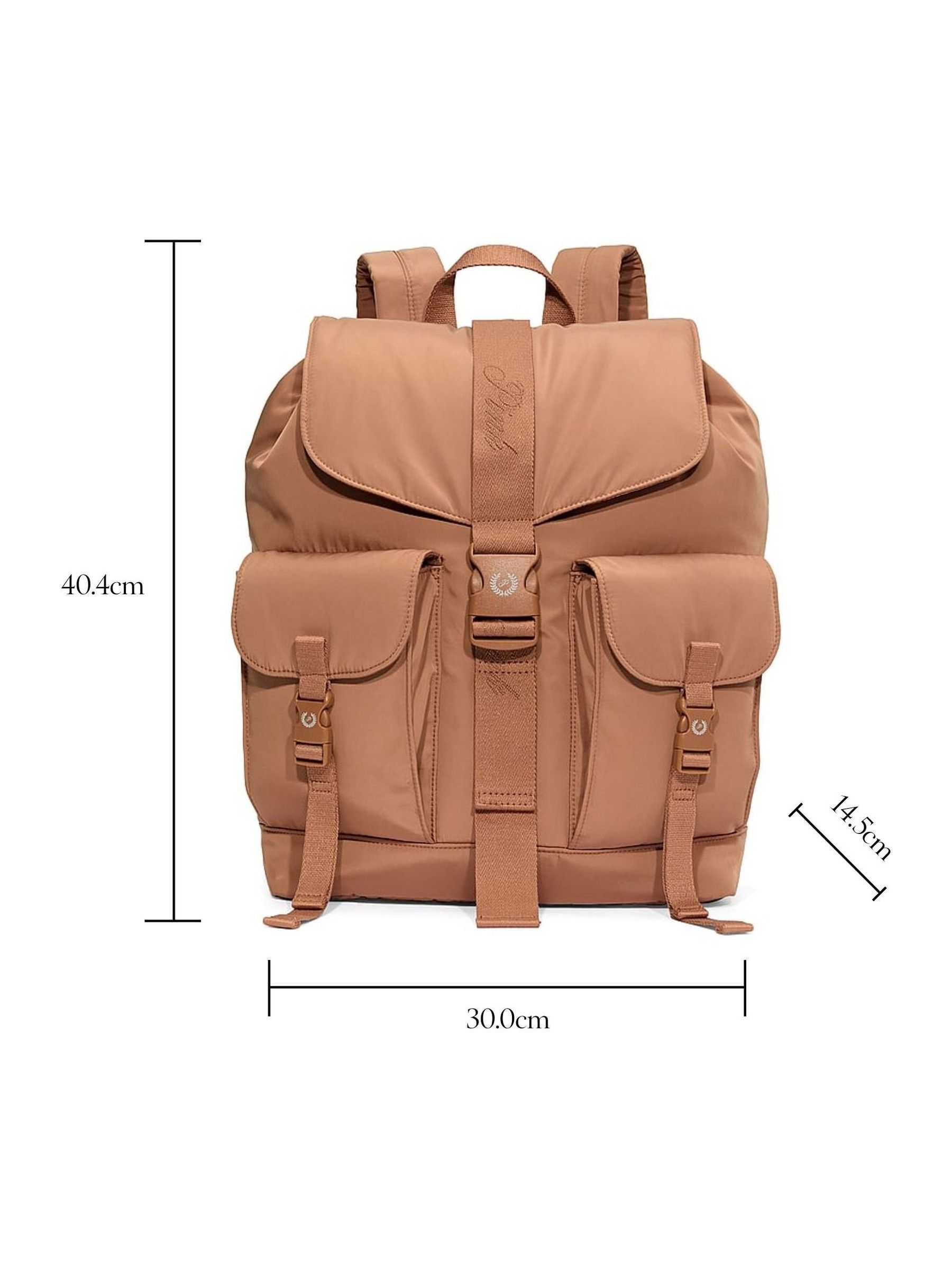 Toffee Brown Cargo Backpack - Image 4 of 4