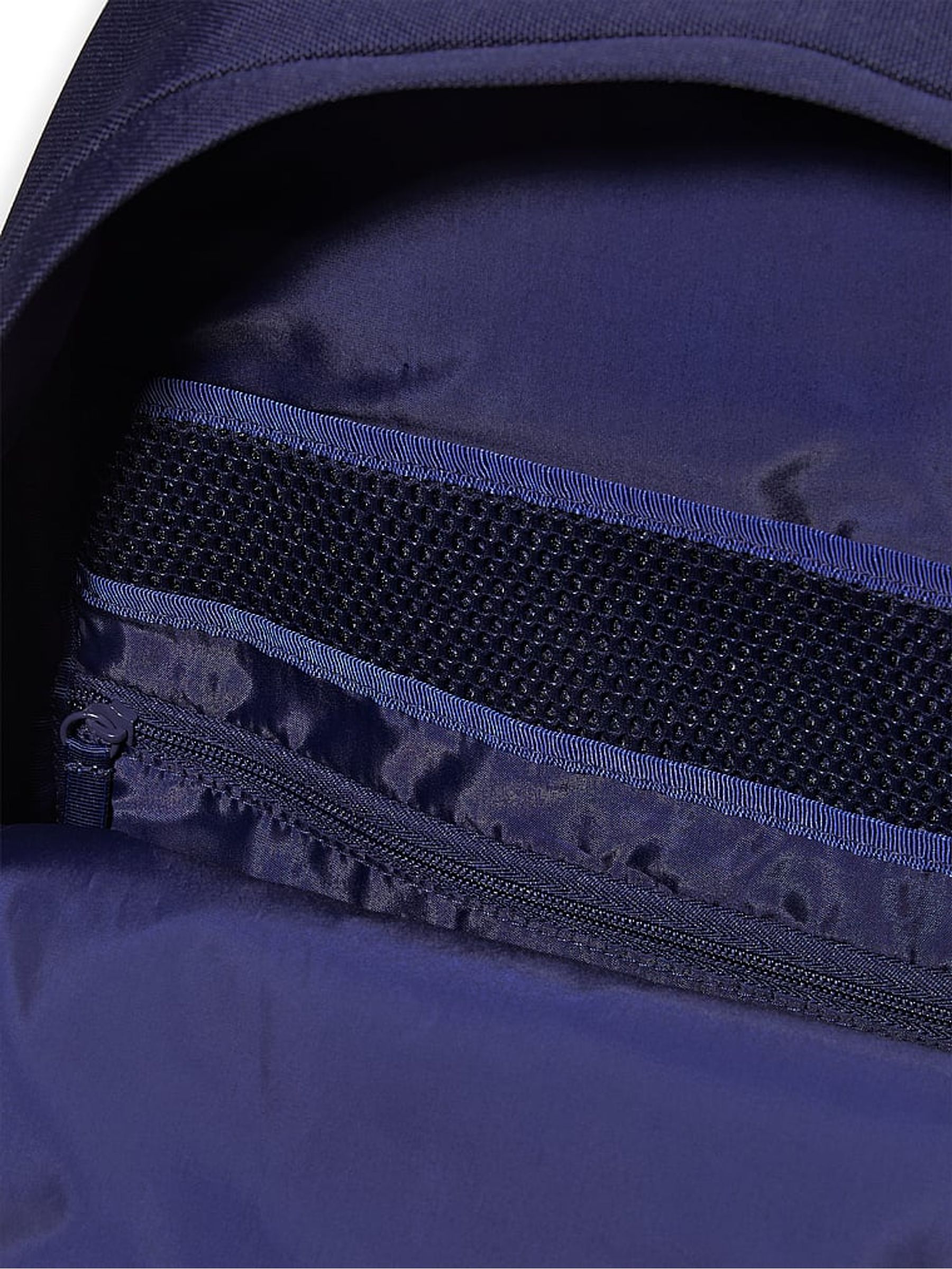 Midnight Navy Blue Canvas Backpack - Image 3 of 3