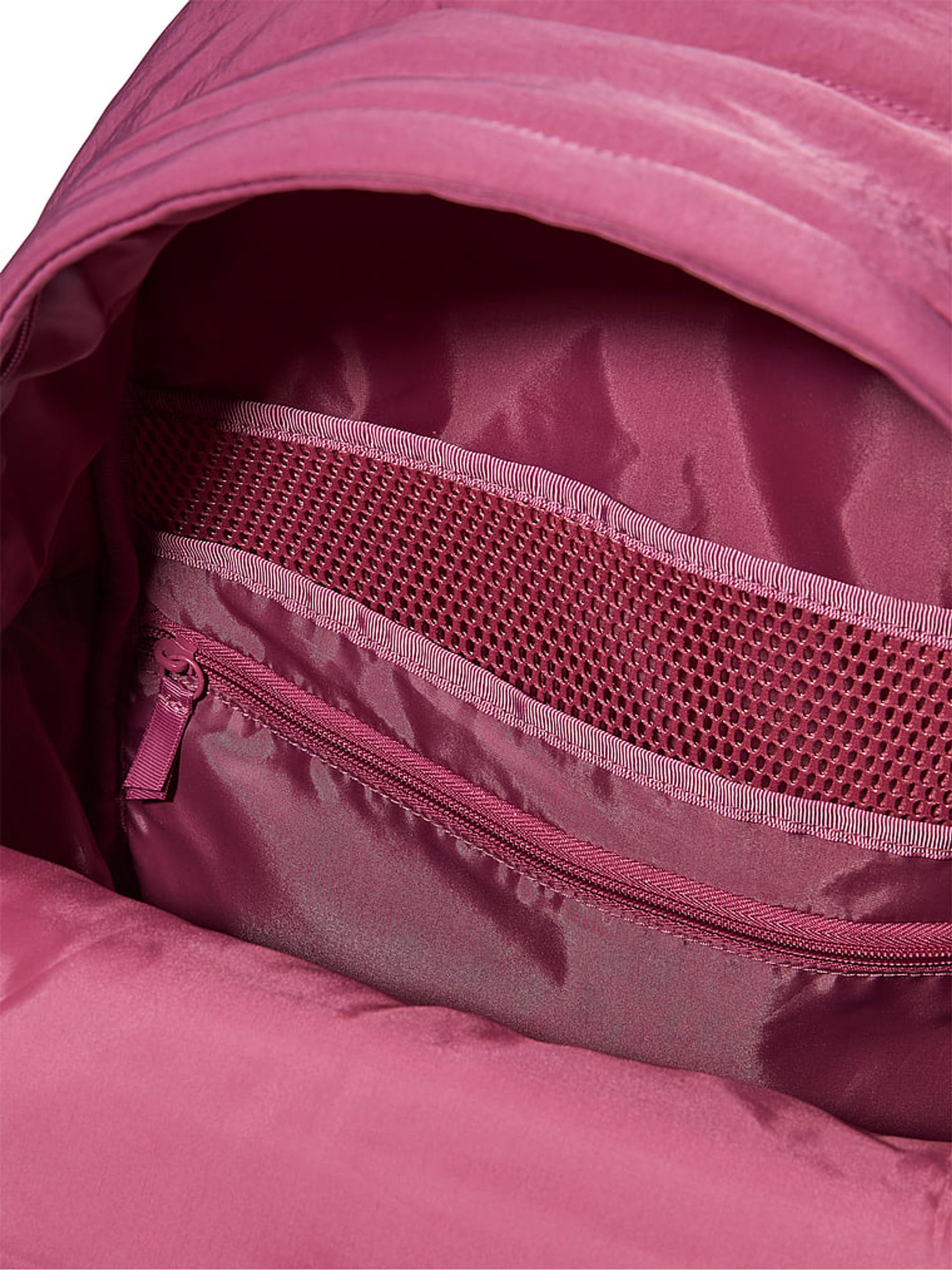 Pink Violet Puffer Backpack - Image 3 of 5