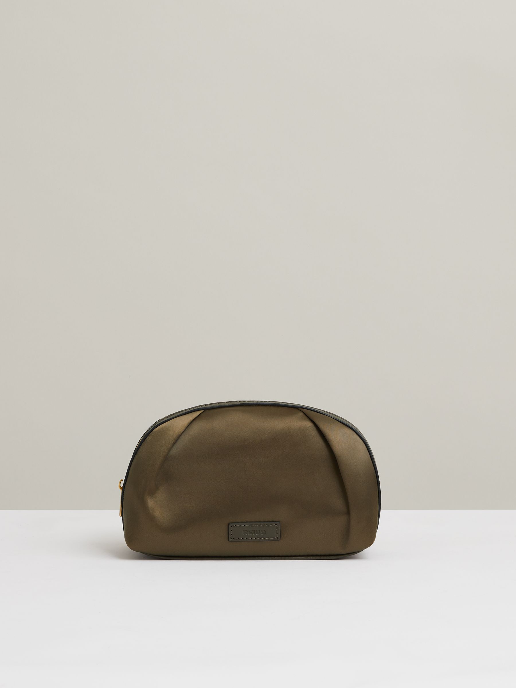 Cosmetics Bag in Olive - Image 1 of 3