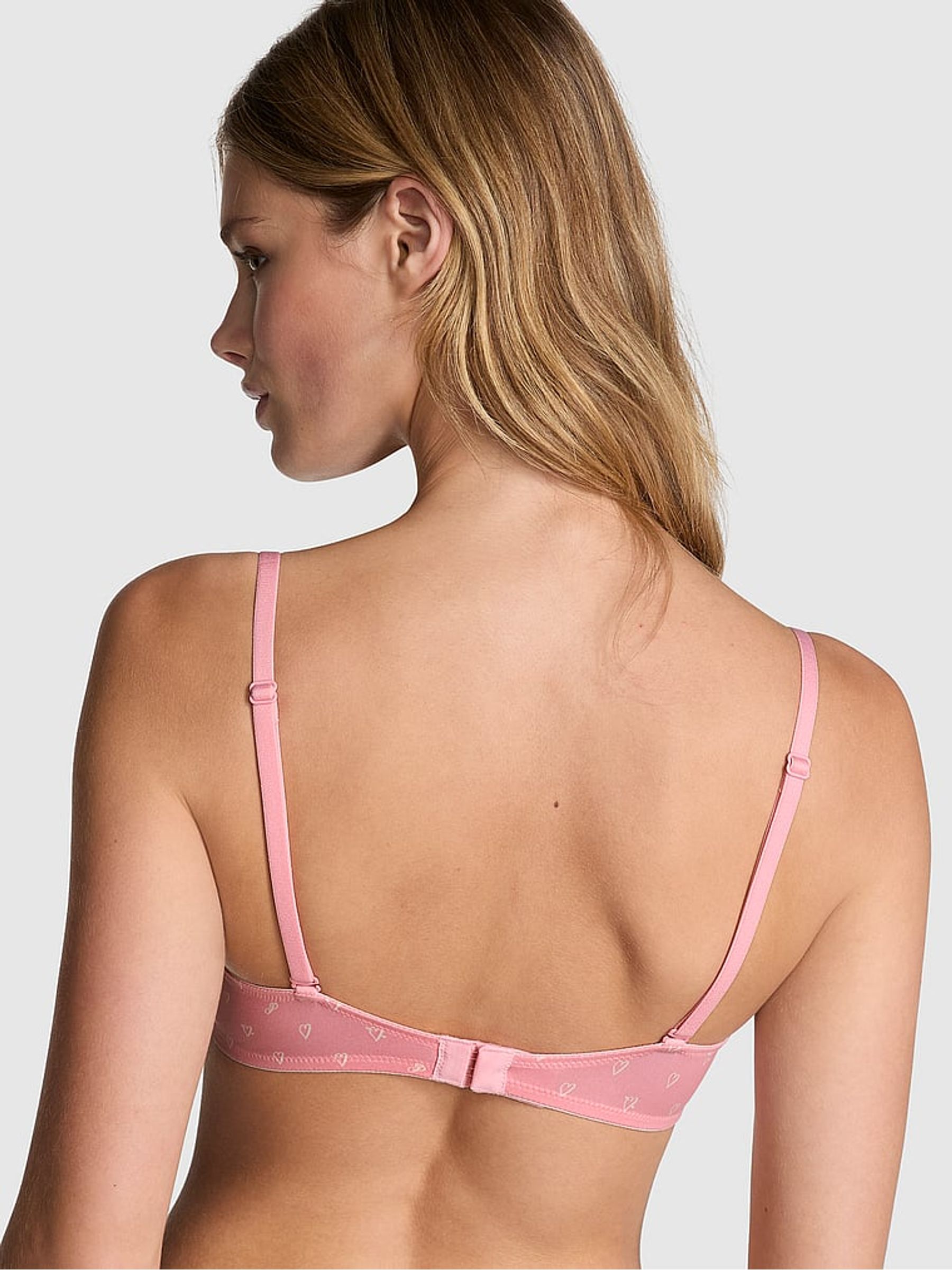 Petal Pink Heart Super Push Up Bra - Image 2 of 4